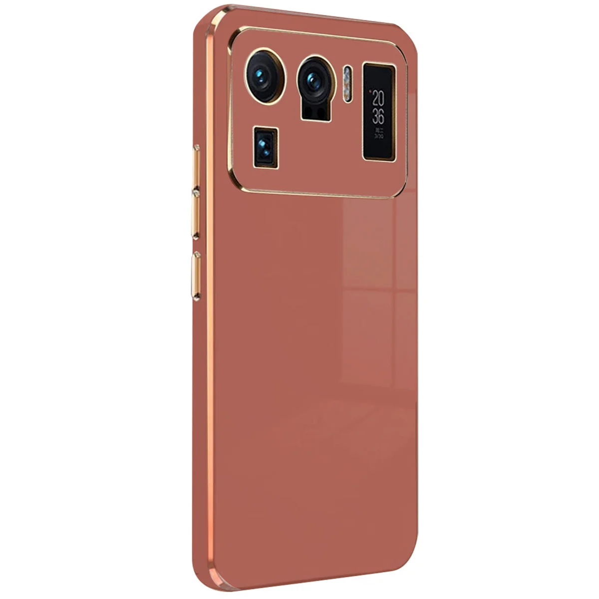 Mi 11 Ultra Kılıf Volet Silikon - Kırmızı