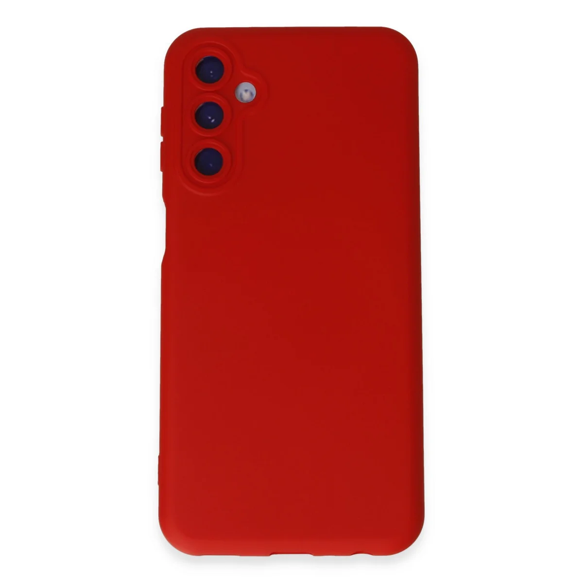 Galaxy M34 5G Kılıf Nano içi Kadife Silikon - Kırmızı