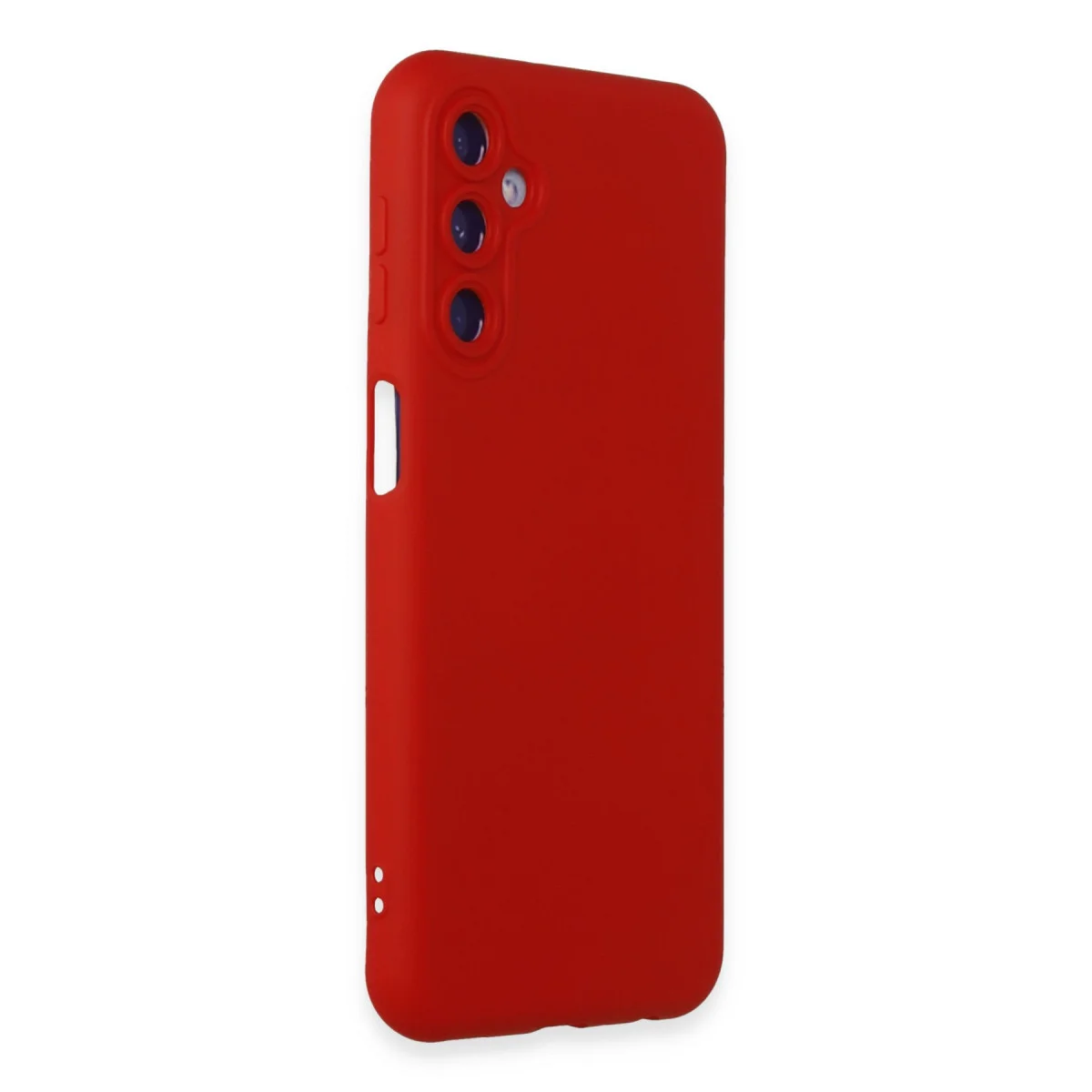 Galaxy M34 5G Kılıf Nano içi Kadife Silikon - Kırmızı
