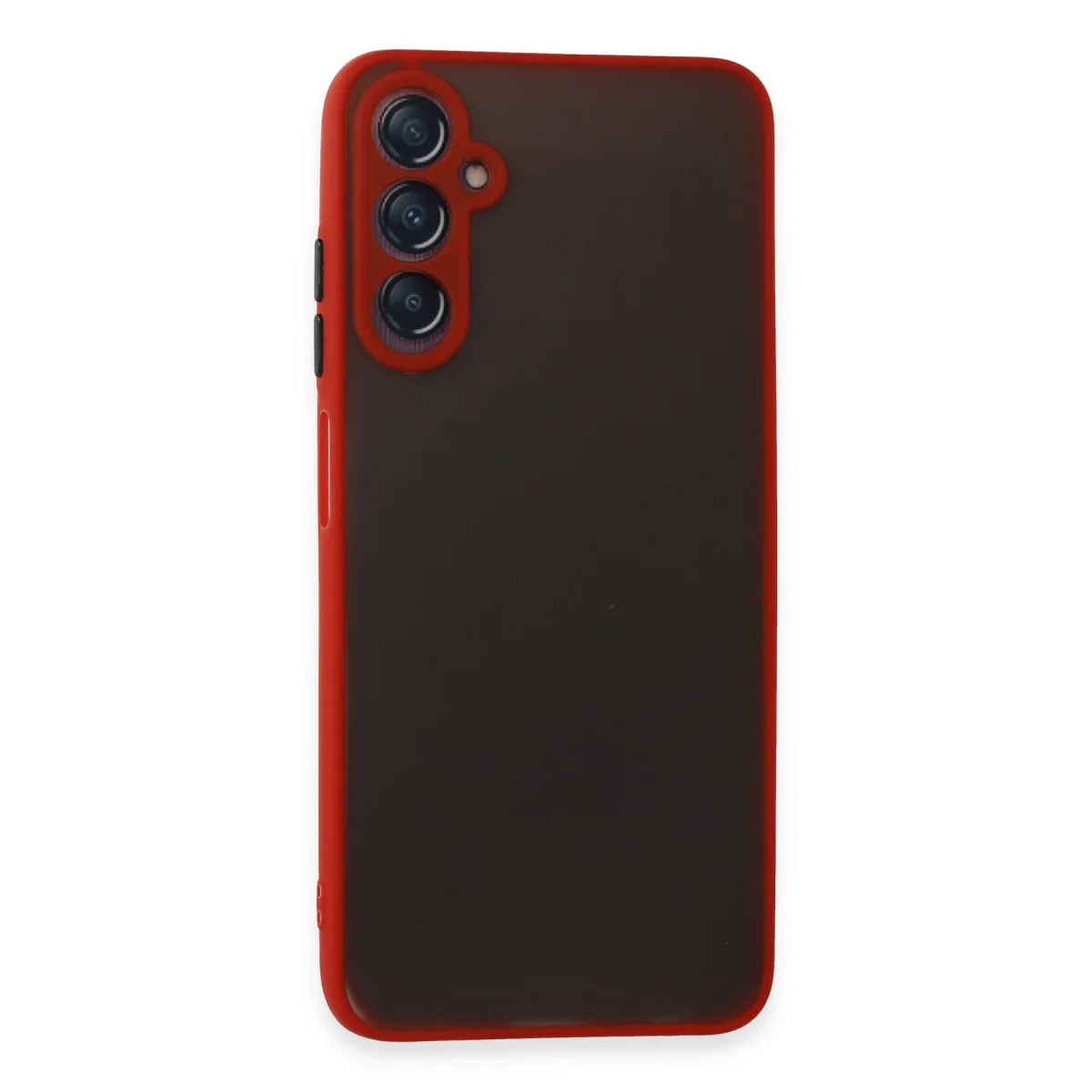 Galaxy A05S Kılıf Montreal Silikon Kapak - Kırmızı