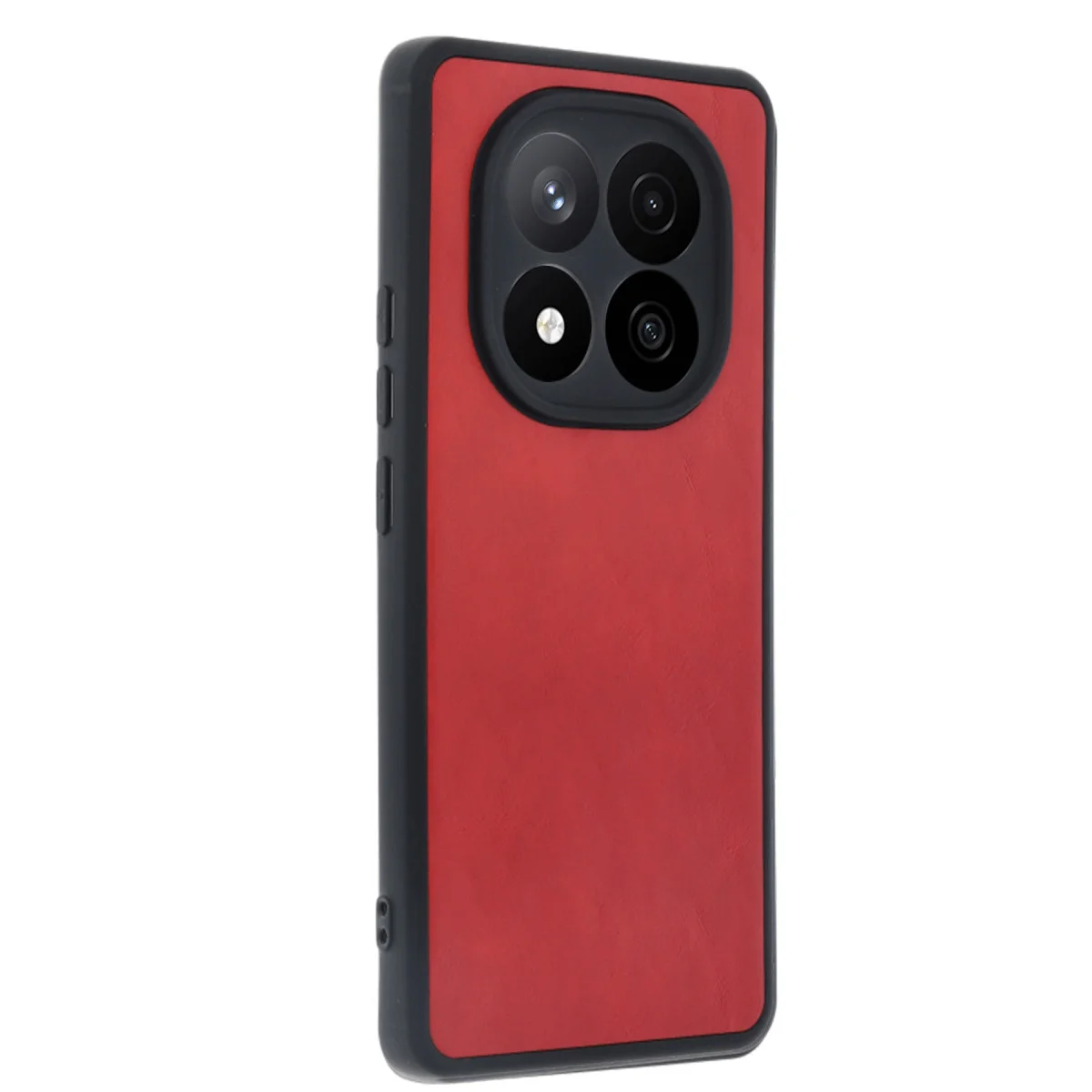 Redmi Note 14 Pro 5G Kılıf Aras Deri Kapak - Kırmızı