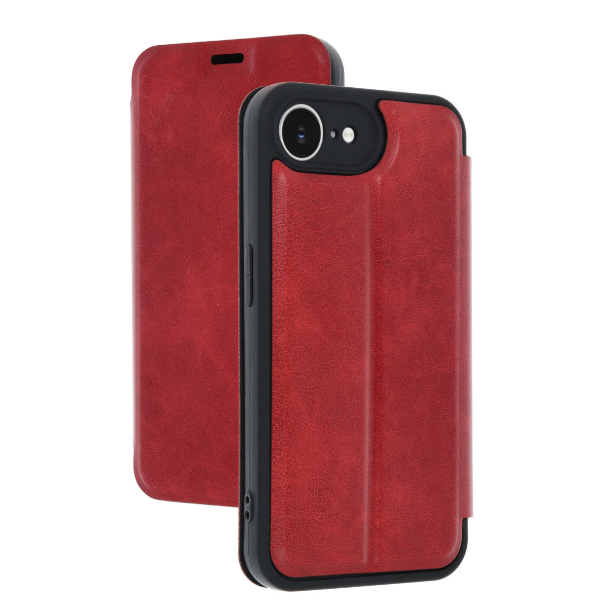 iPhone 16E Kılıf Flip Cover - Kırmızı