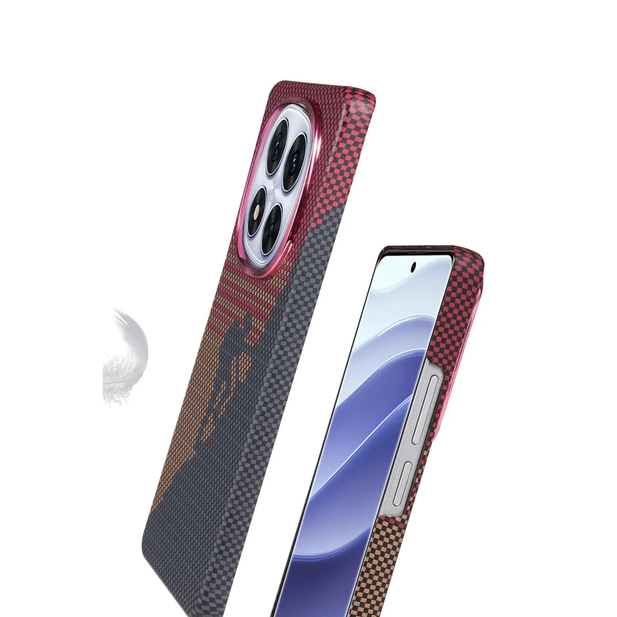 Redmi Note 14 Pro Plus Vega Magsafe Kapak - Kırmızı