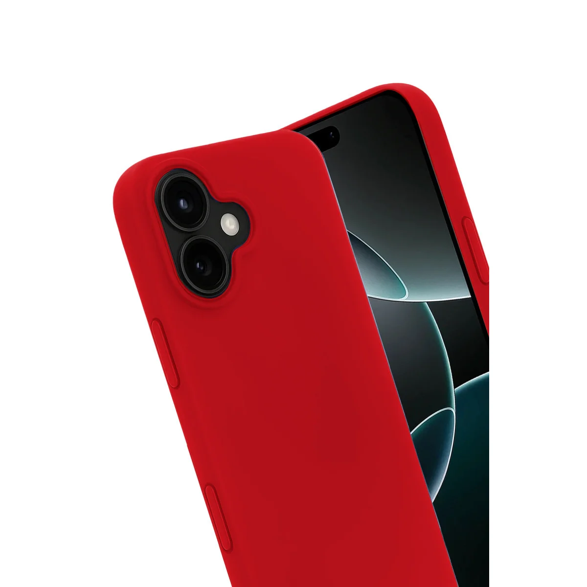 iPhone 17 First Silikon - Kırmızı