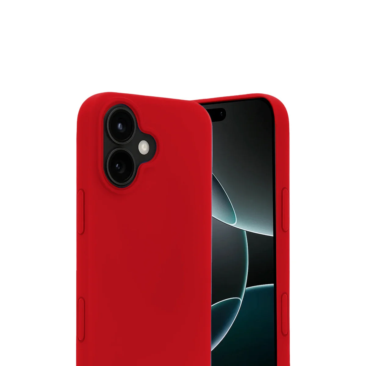 iPhone 17 First Silikon - Kırmızı