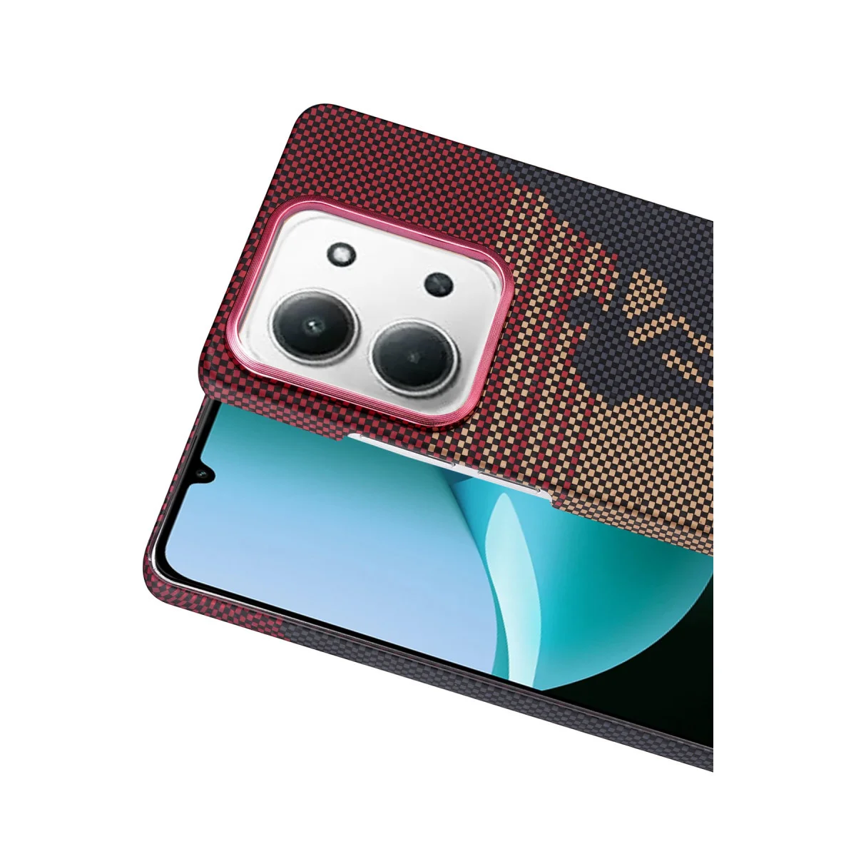 Redmi 15C 4G Vega Magsafe Kapak - Kırmızı