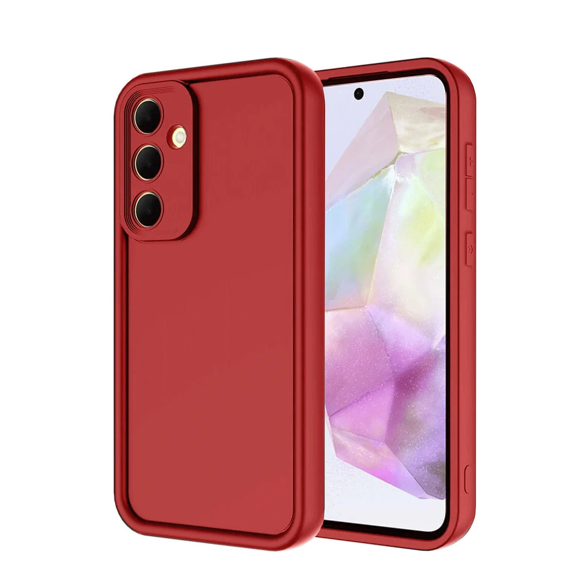 Galaxy A17 5G Viera Silikon - Kırmızı