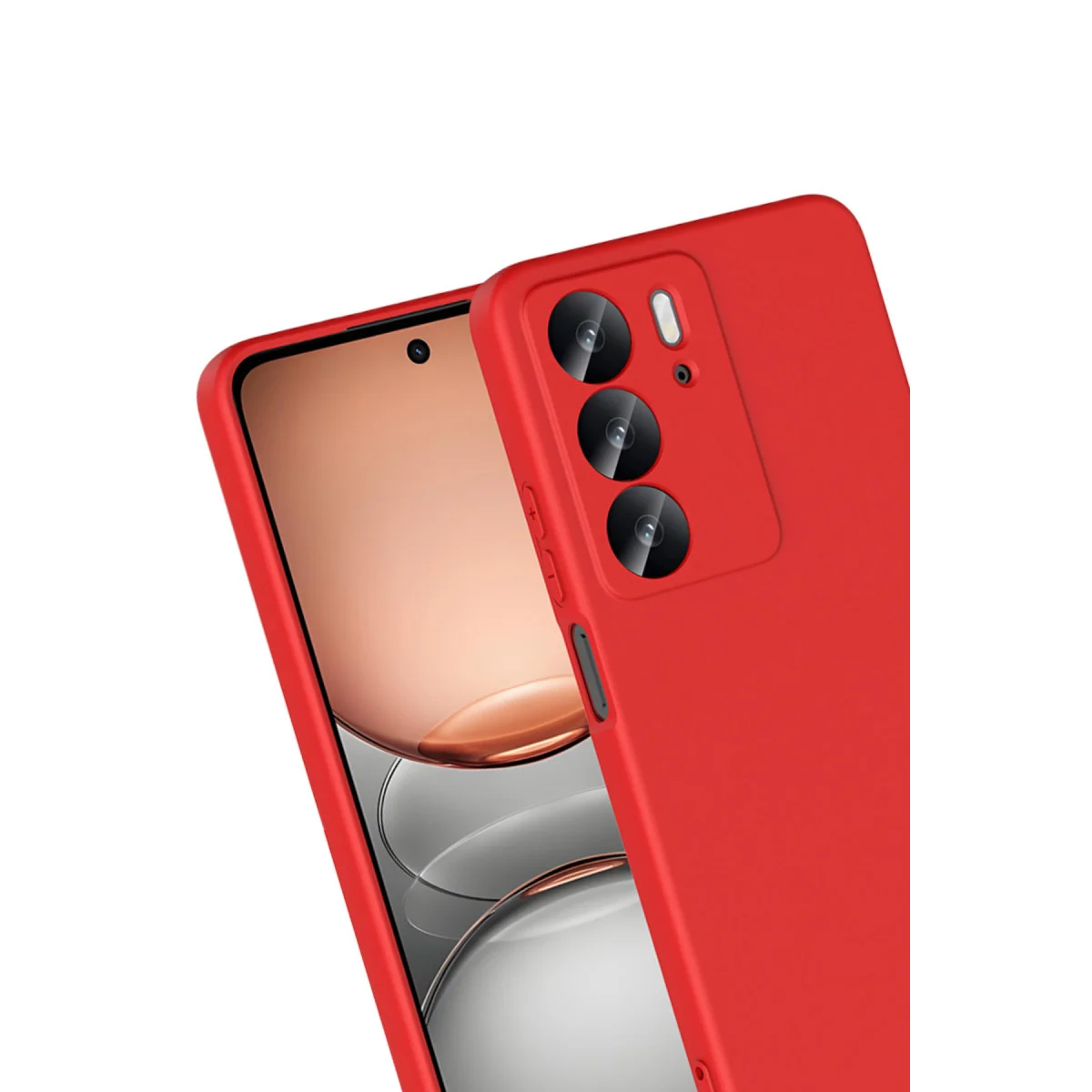 Realme C75 4G First Silikon - Kırmızı