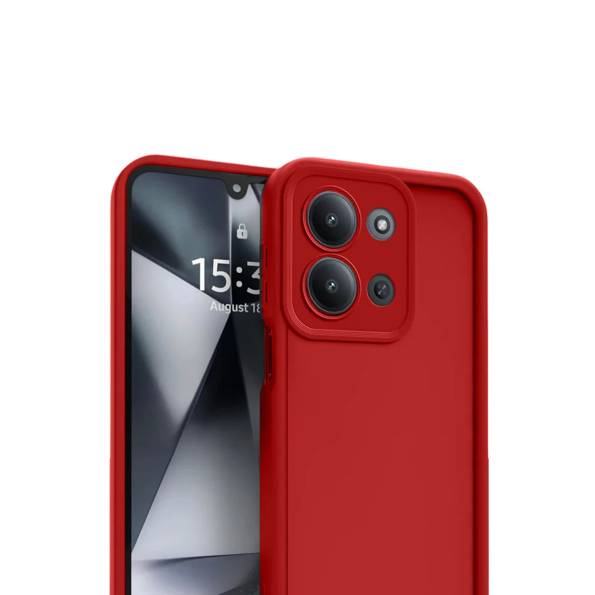 Redmi 15C 4G Viera Silikon - Kırmızı