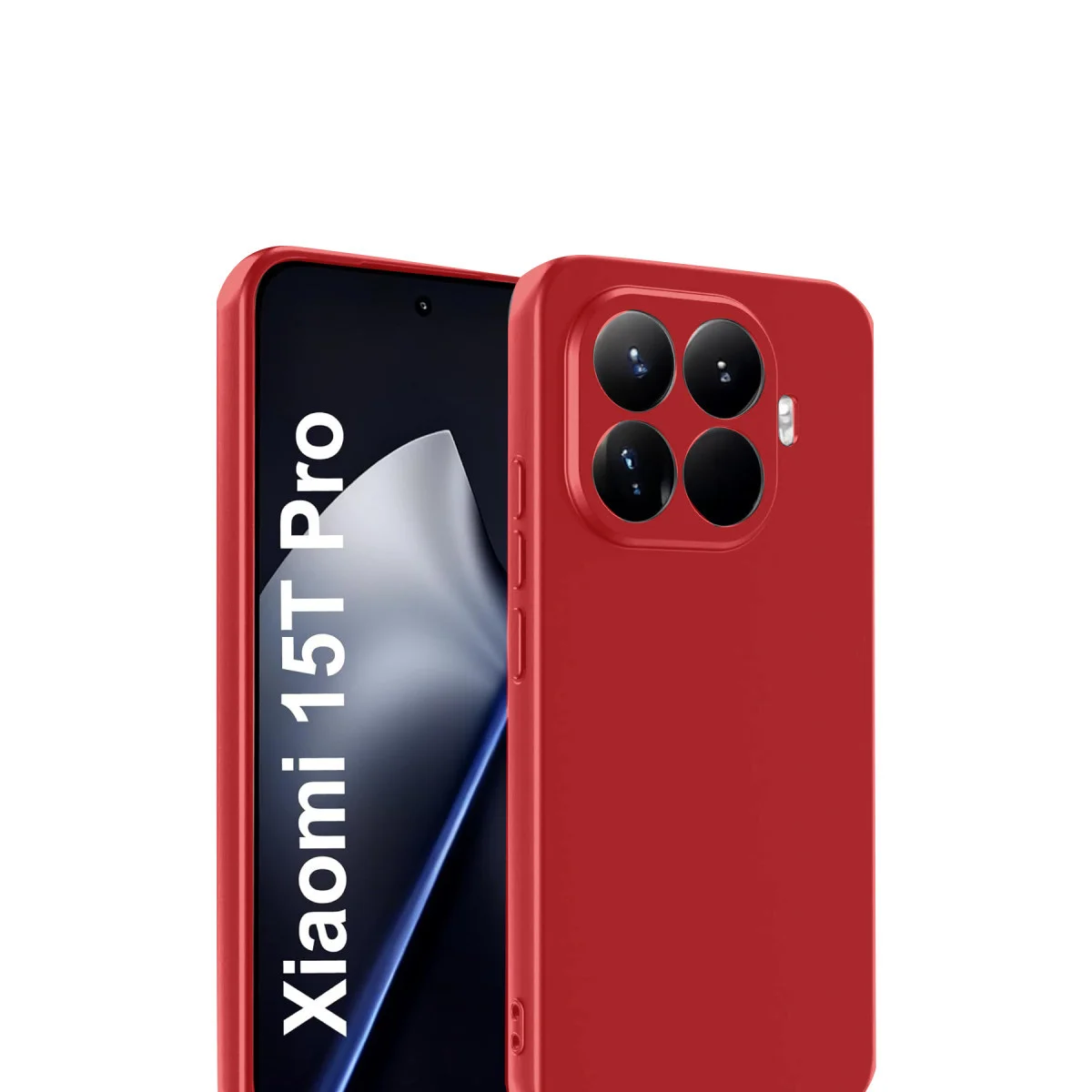 Mi 15T Pro First Silikon - Kırmızı