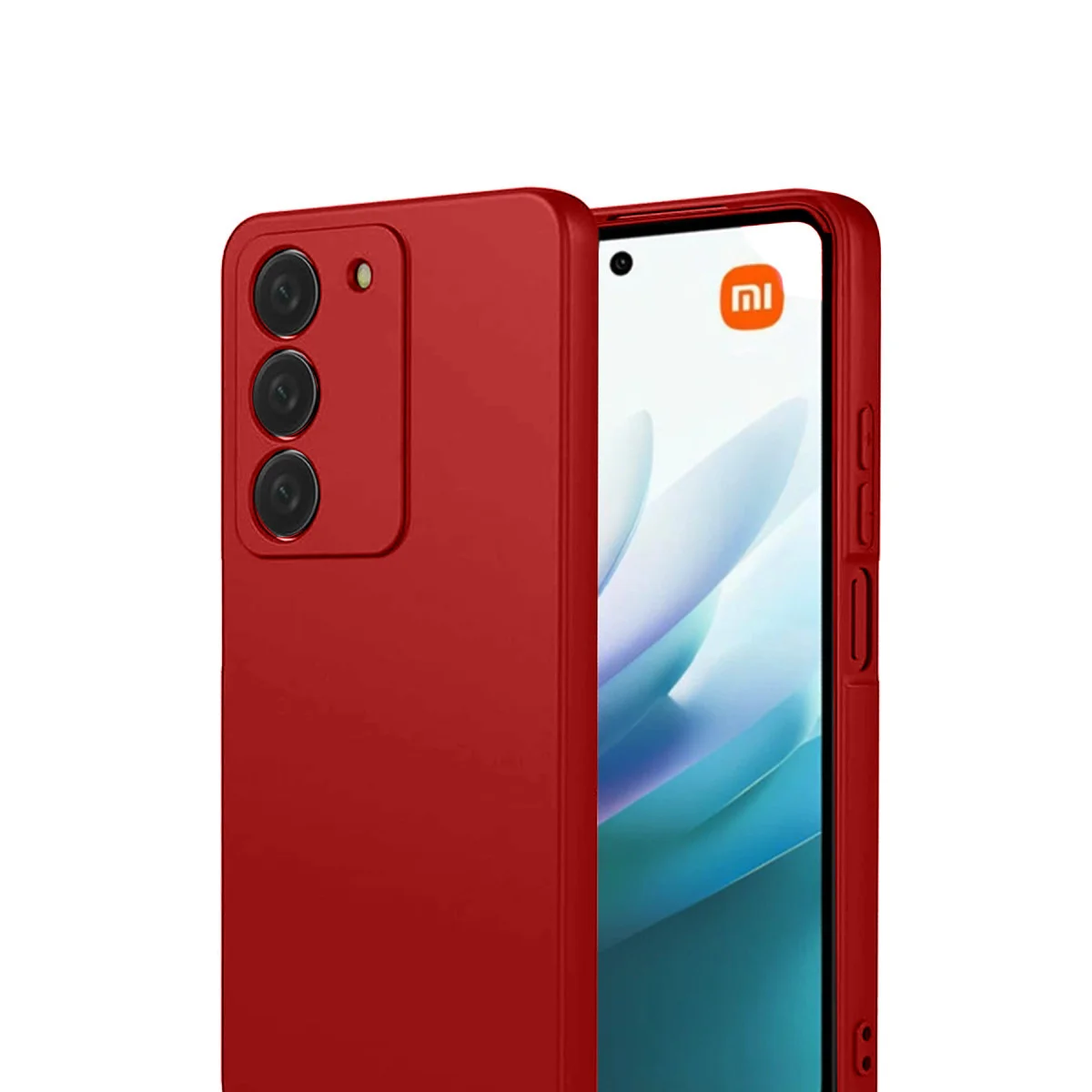 Redmi 15 4G First Silikon - Kırmızı