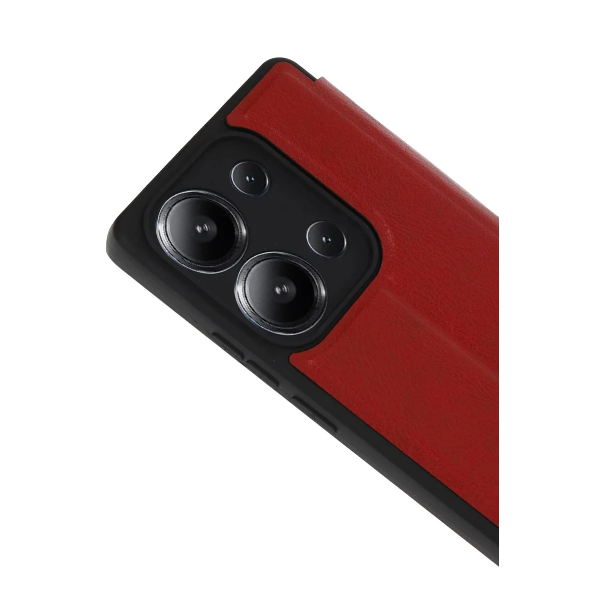 Redmi 15C 4G Flip Cover - Kırmızı
