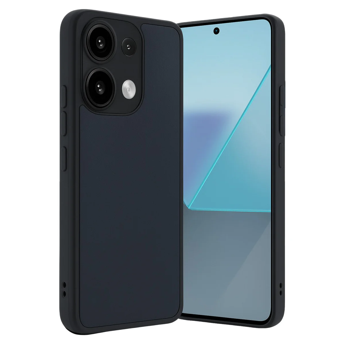 Redmi Note 13 4G Kılıf Aras Deri Kapak - Lacivert