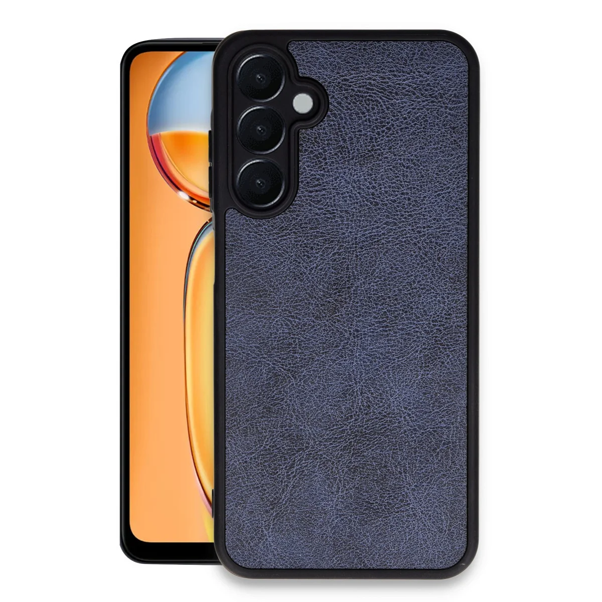 Galaxy M15 Kılıf Aras Deri Kapak - Lacivert