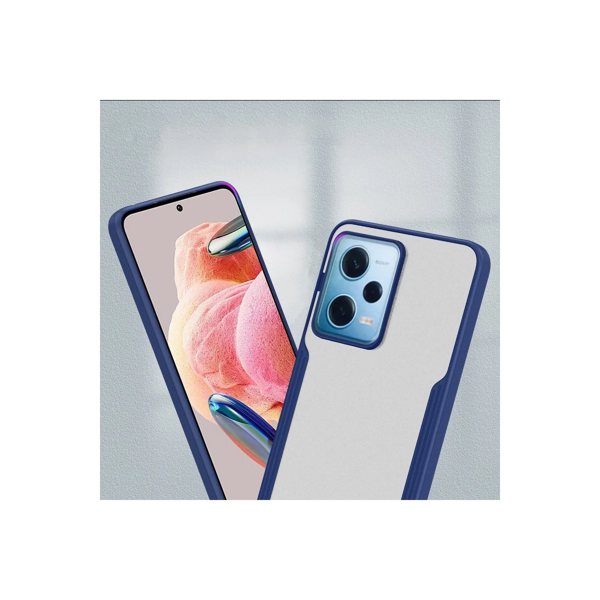 Redmi Note 12 5G Kılıf Platin Silikon - Lacivert