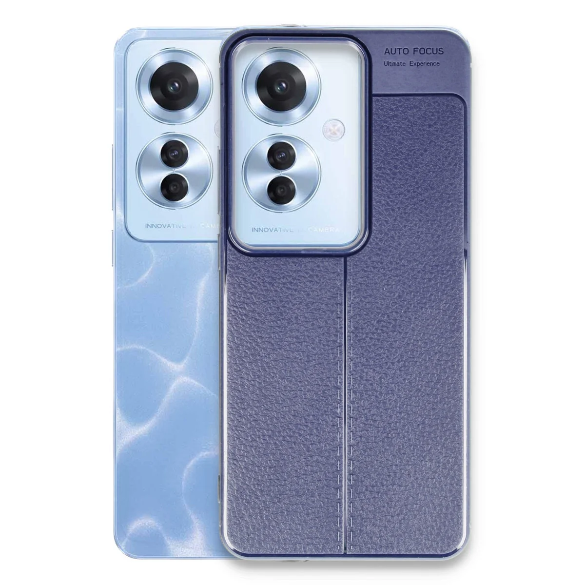 Reno 11F Kılıf Auto Focus Kapak - Lacivert