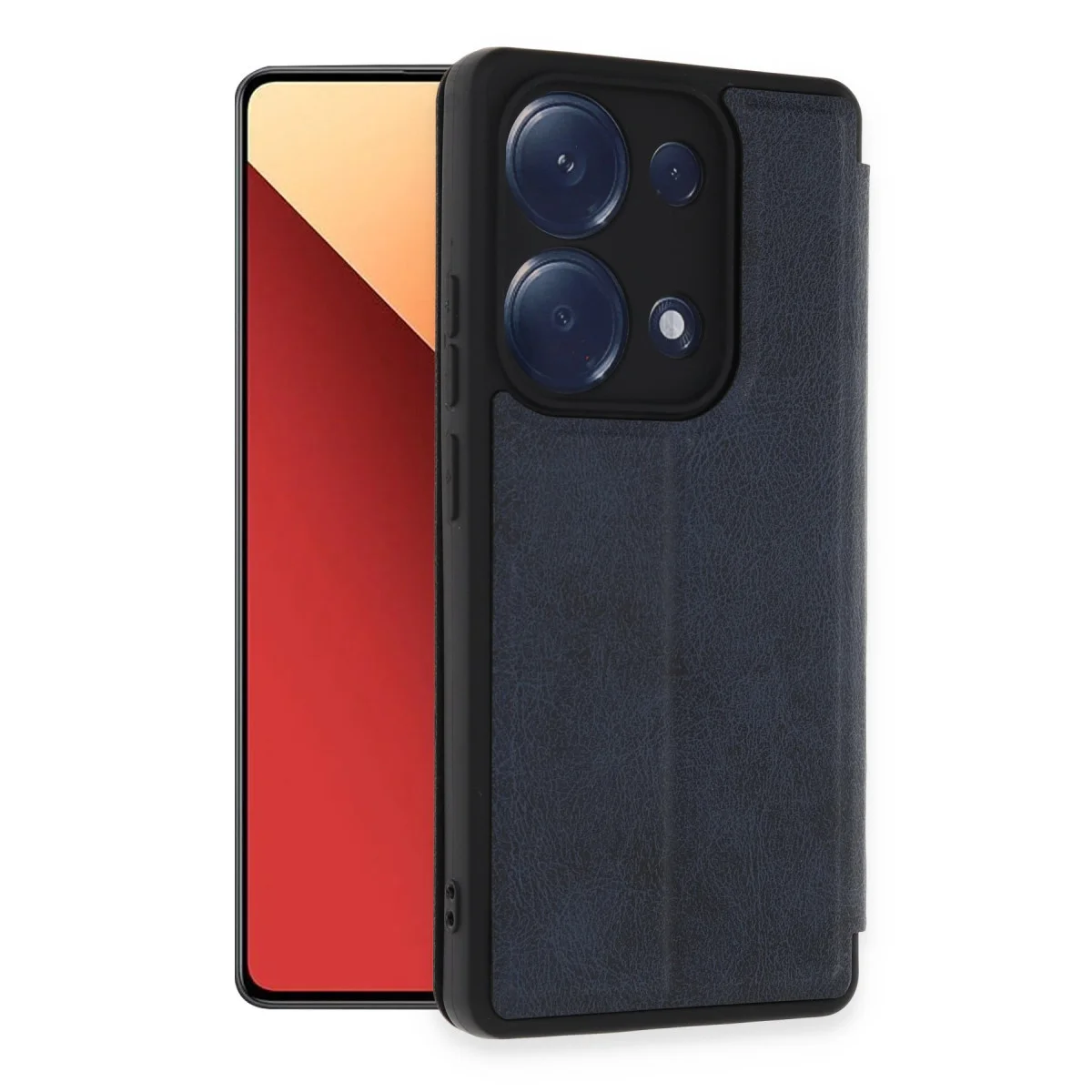 Redmi Note 13 Pro 4G Kılıf Flip Cover - Lacivert