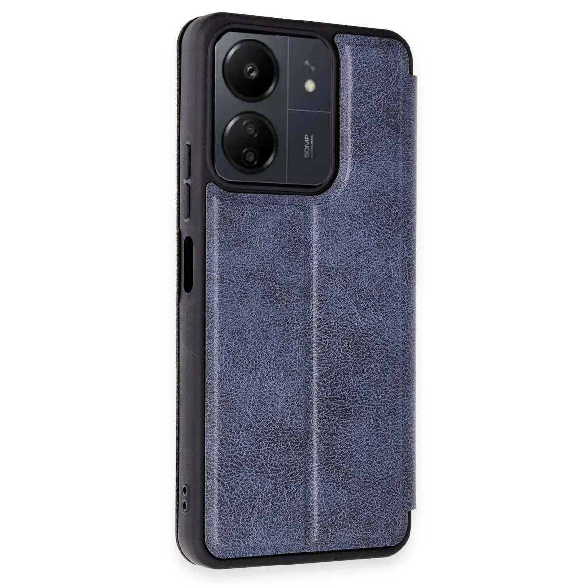 Redmi 13C Kılıf Flip Cover - Lacivert