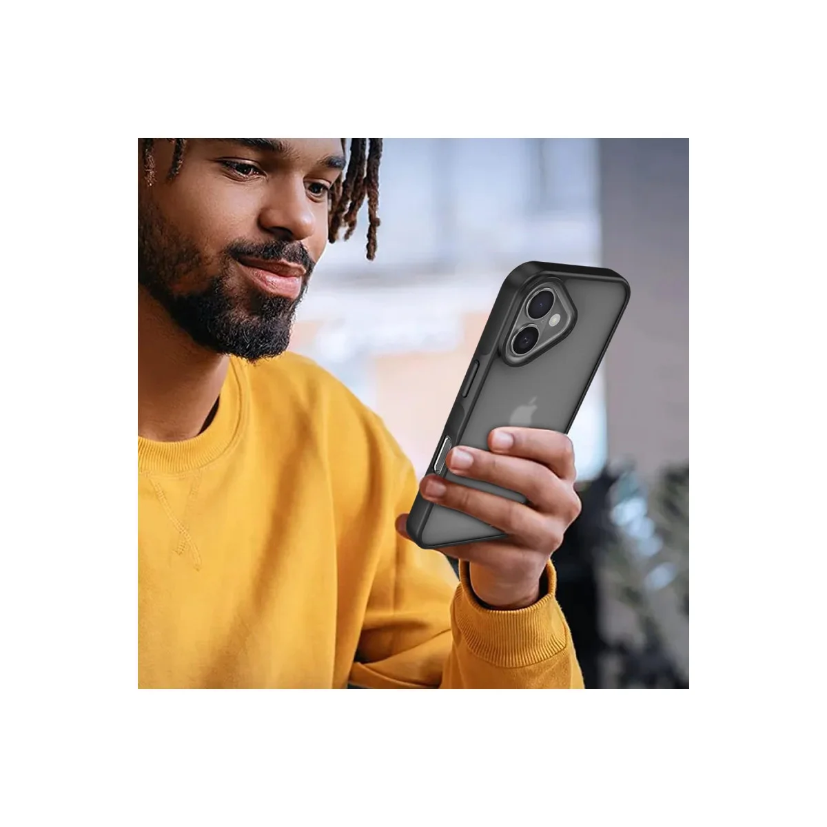 iPhone 16 Kılıf Elegant Kapak - Lacivert