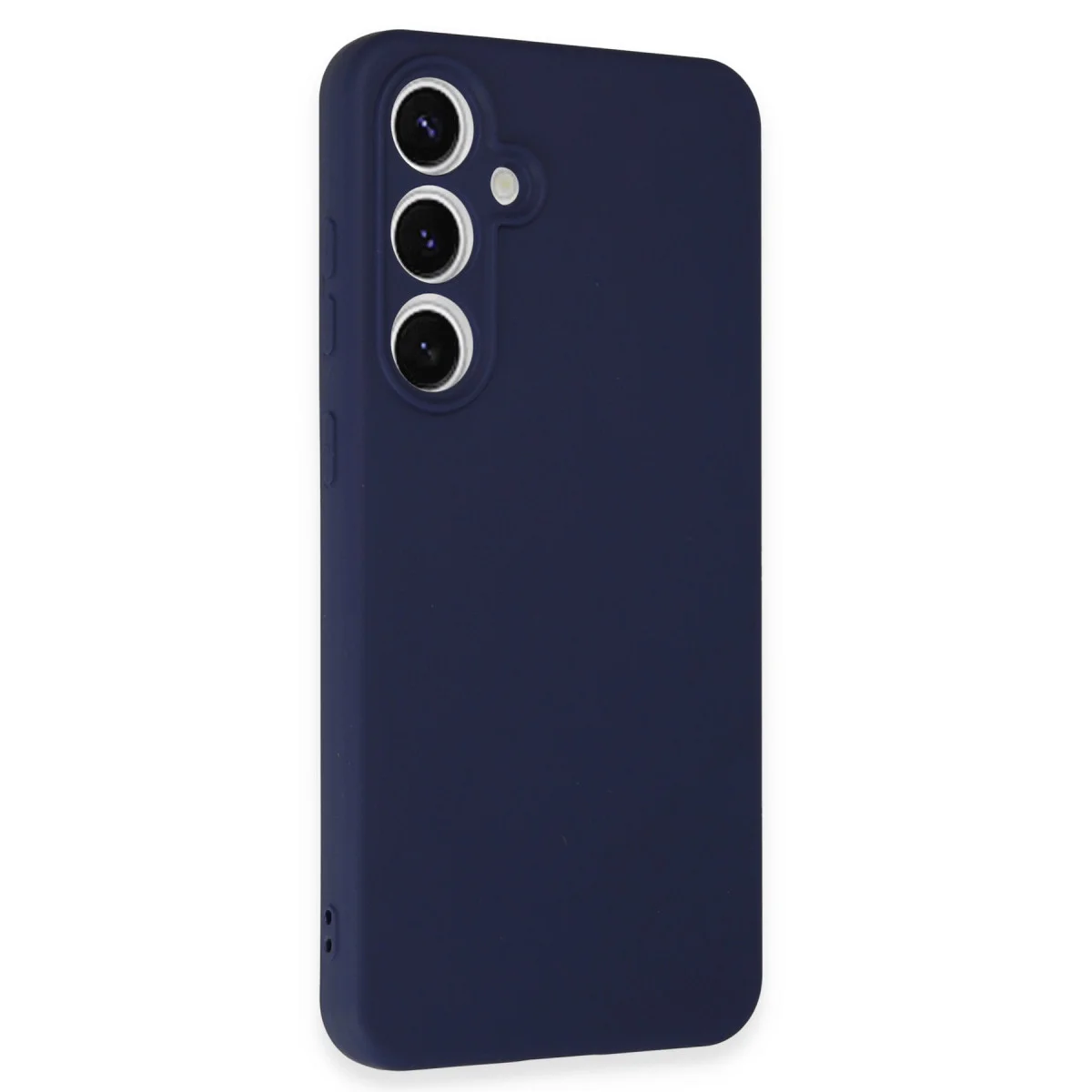 Galaxy S24 FE Kılıf Nano içi Kadife Silikon - Lacivert