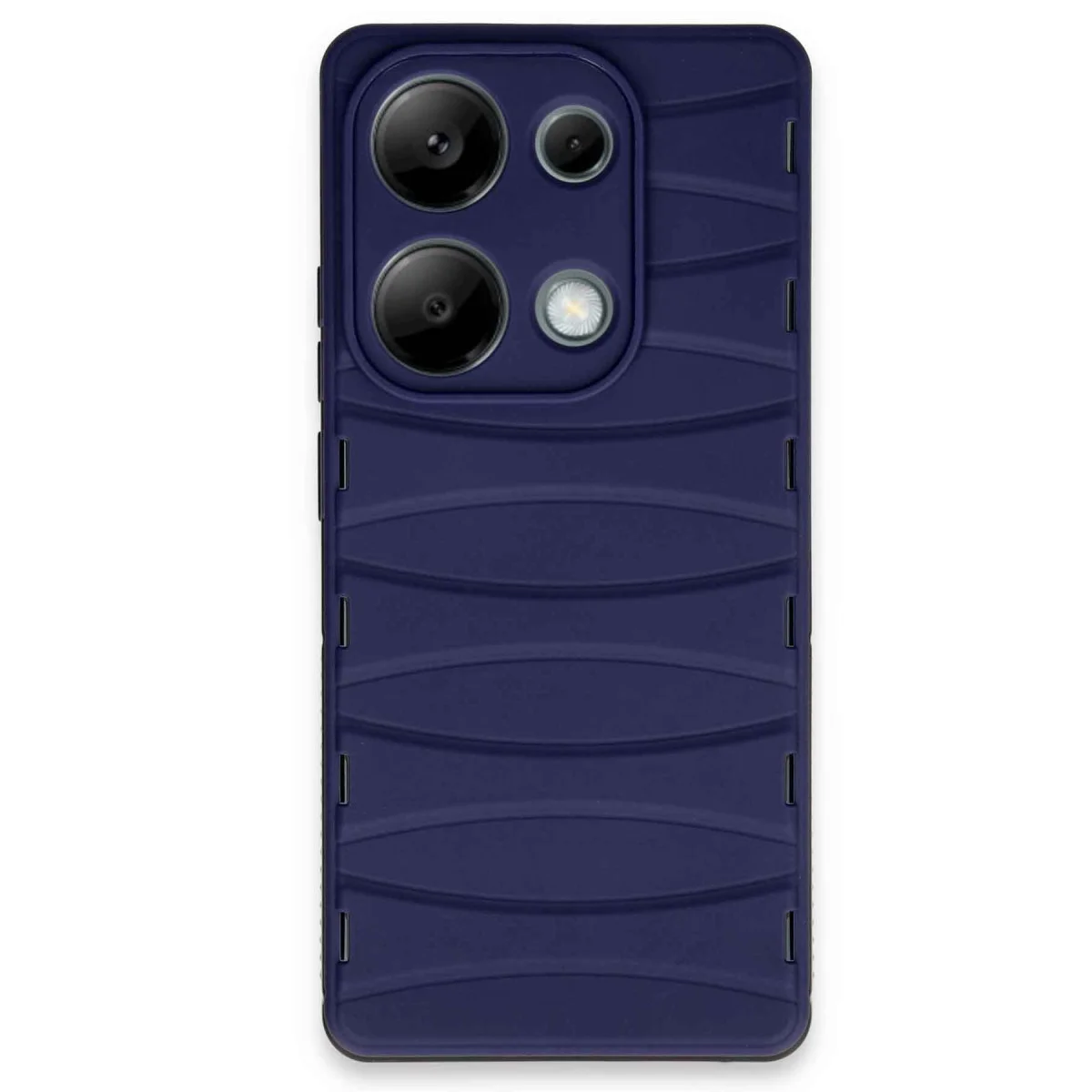 Redmi Note 13 Pro 4G Kılıf Bibercas Silikon Kapak - Lacivert