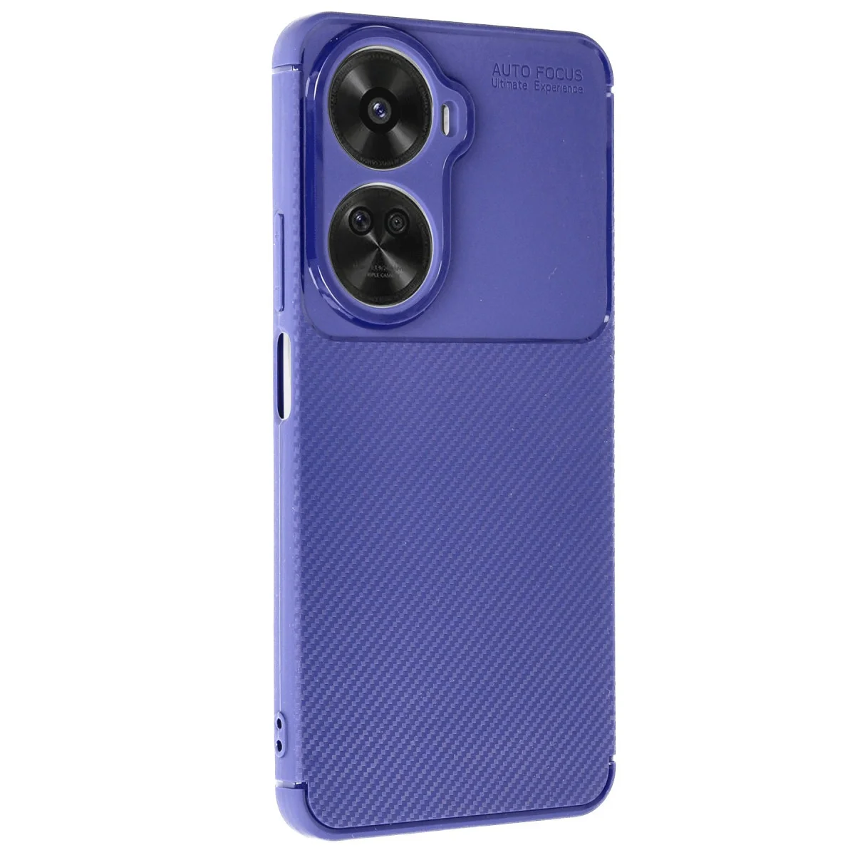 Nova 12 SE Kılıf Auto Focus Karbon Kapak - Lacivert