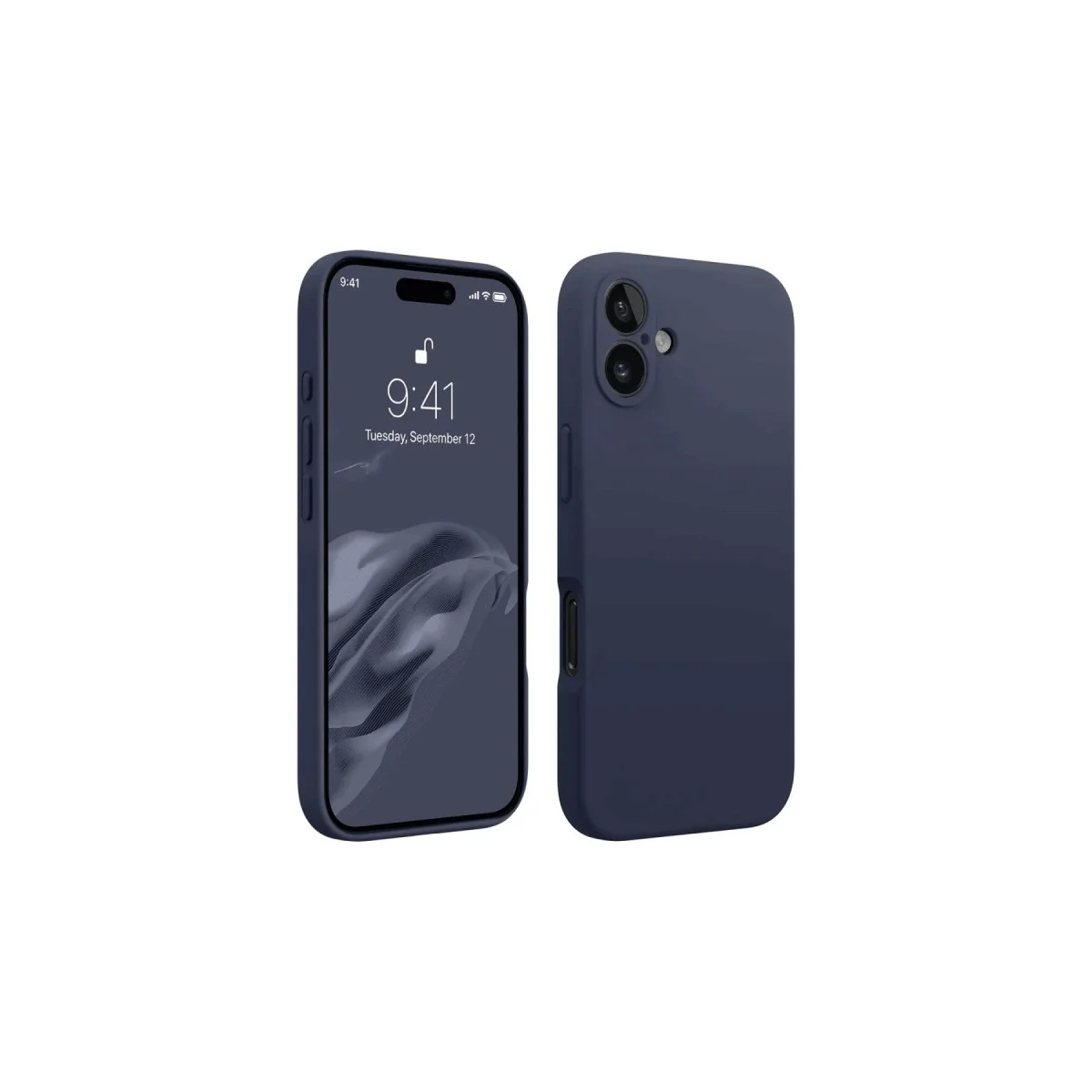 iPhone 16 Kılıf First Silikon - Lacivert