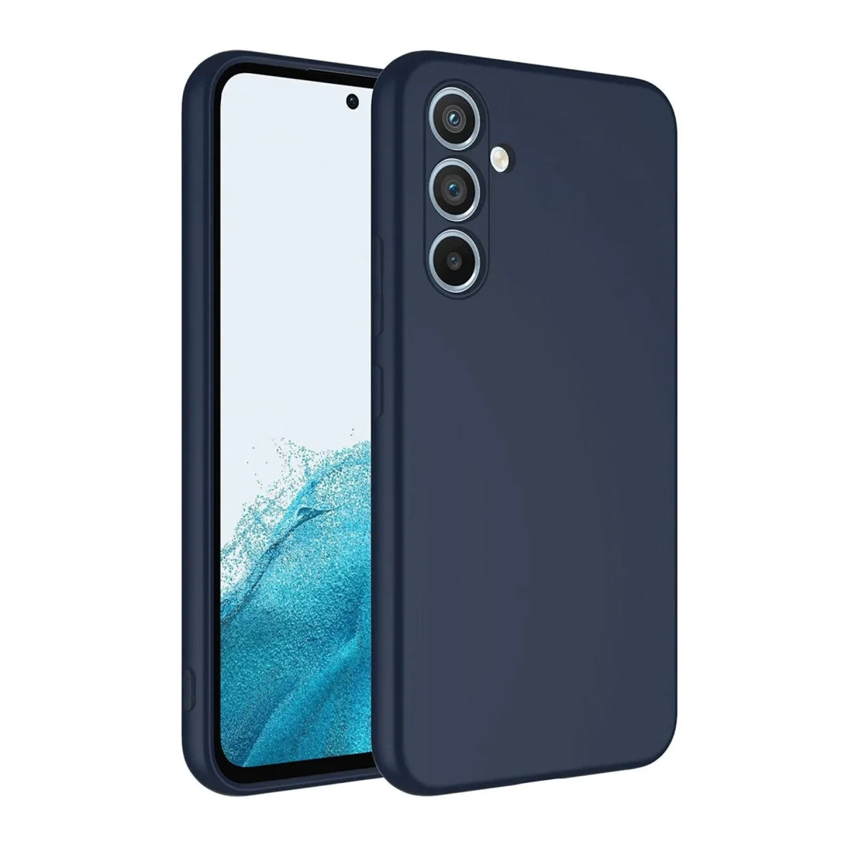 Galaxy A16 5G Kılıf First Silikon - Lacivert