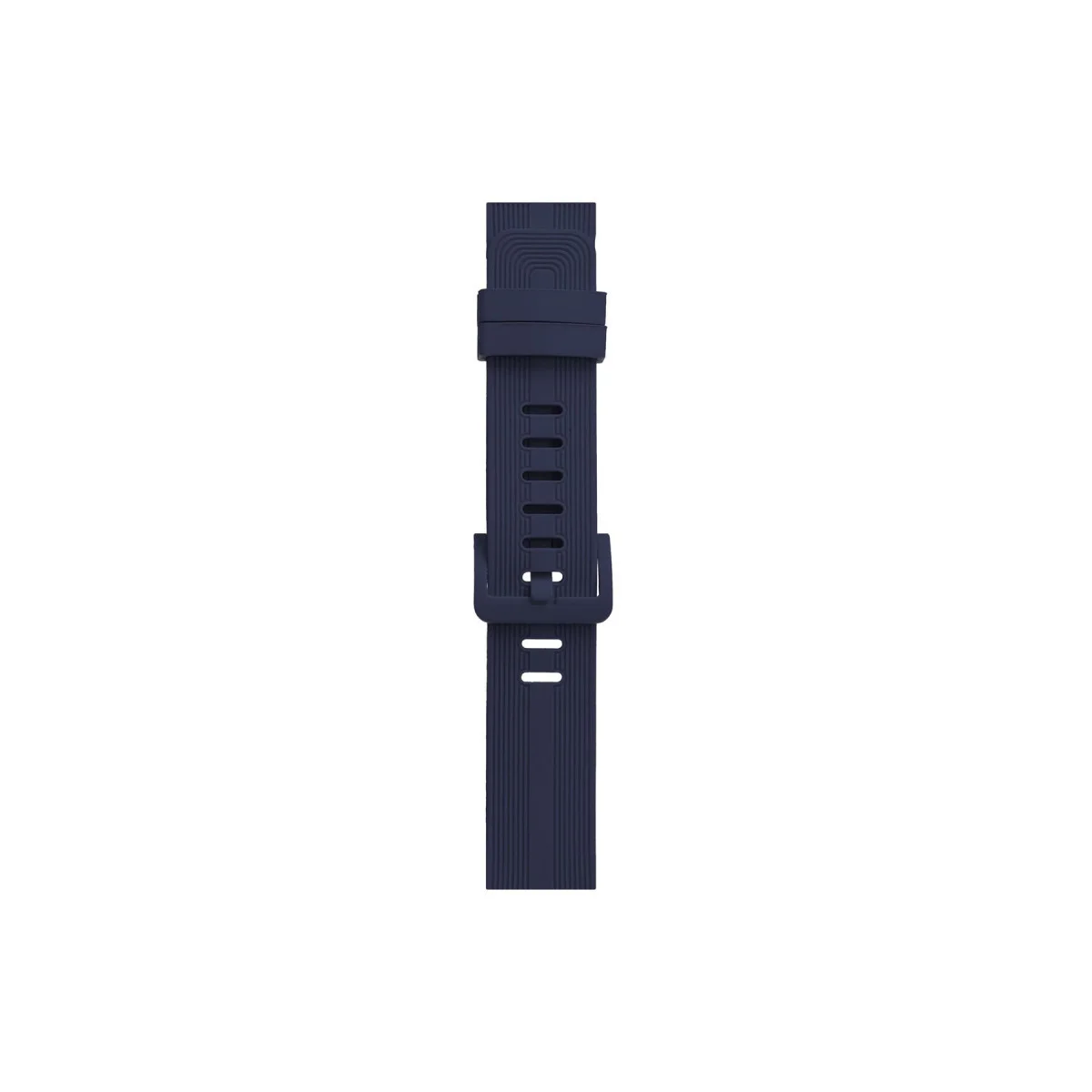 Watch 38mm KR408 Çizgili Silikon Kordon - Lacivert