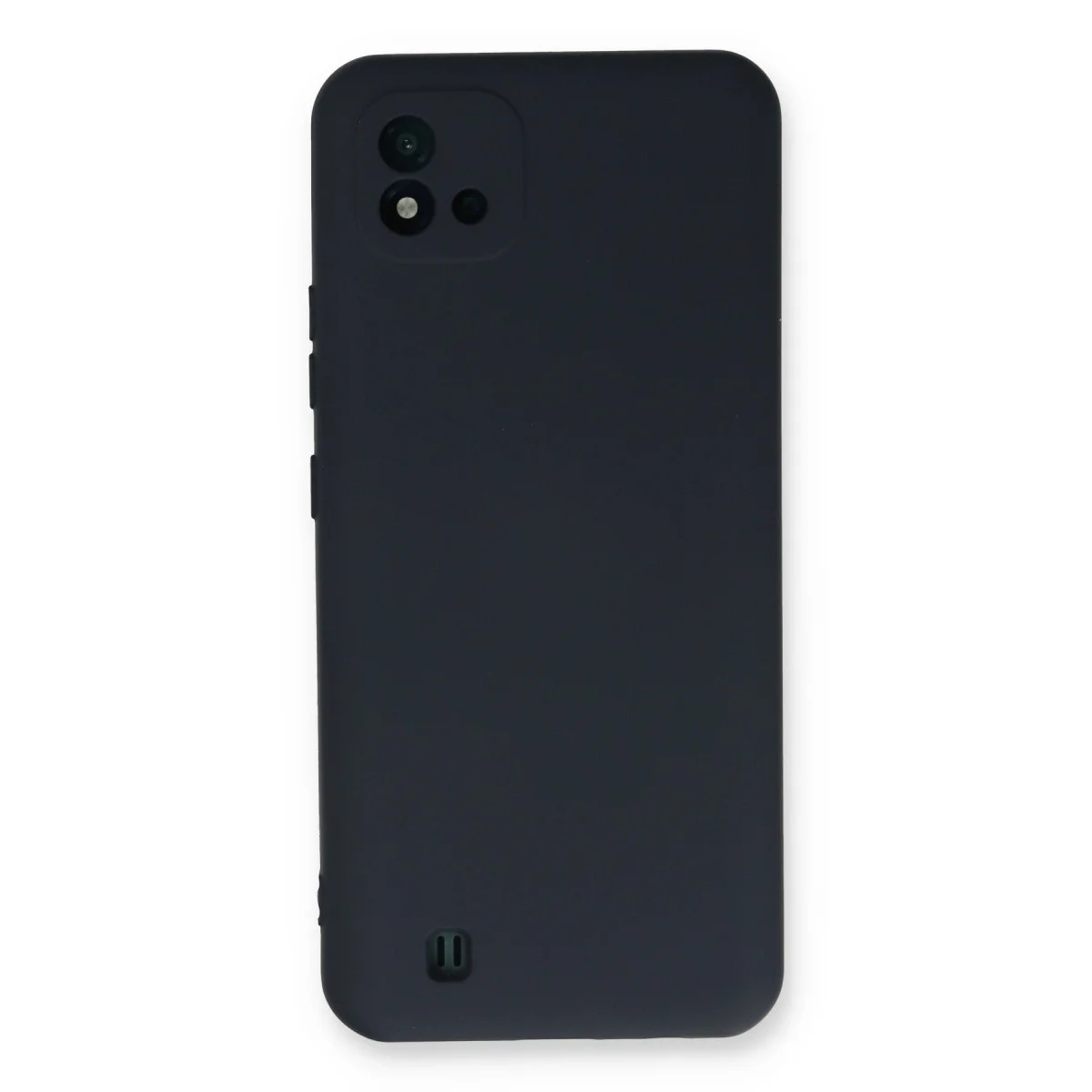 Realme C11 2021 Kılıf Nano içi Kadife Silikon - Lacivert
