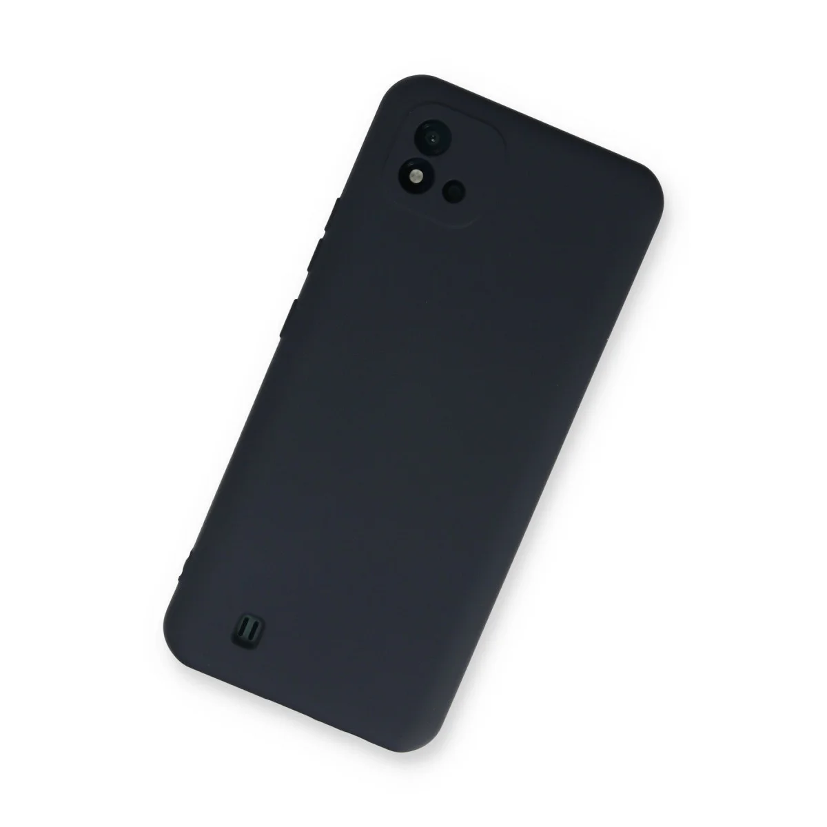 Realme C11 2021 Kılıf Nano içi Kadife Silikon - Lacivert