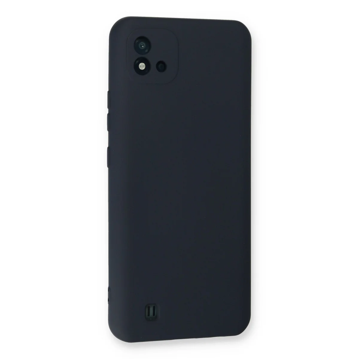 Realme C11 2021 Kılıf Nano içi Kadife Silikon - Lacivert