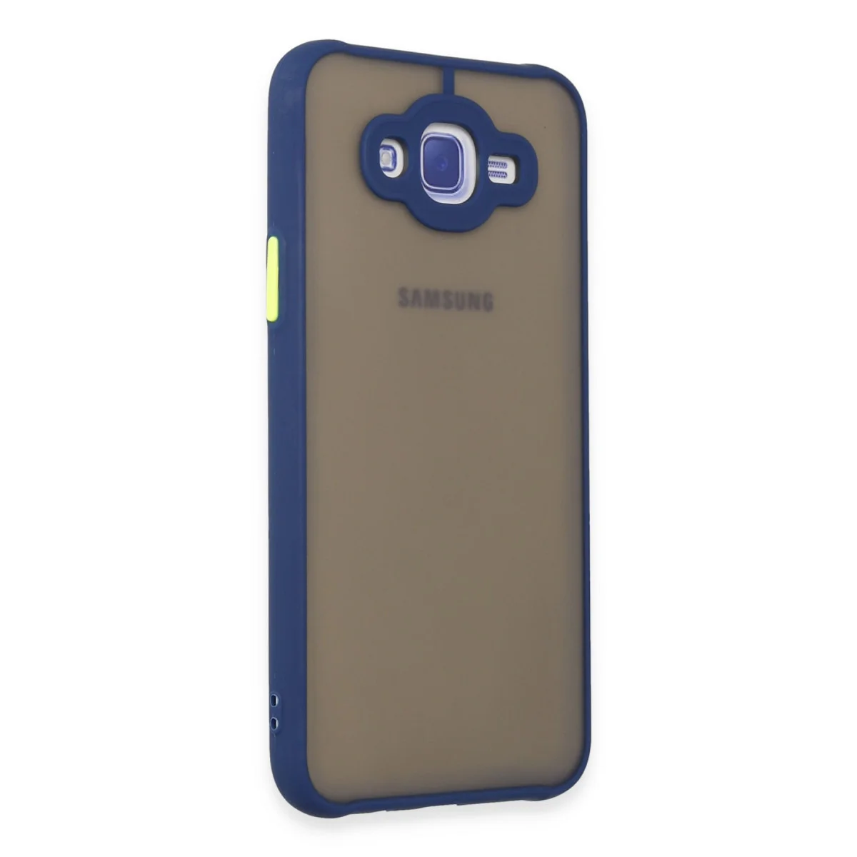 Galaxy J7 Kılıf Montreal Silikon Kapak - Lacivert