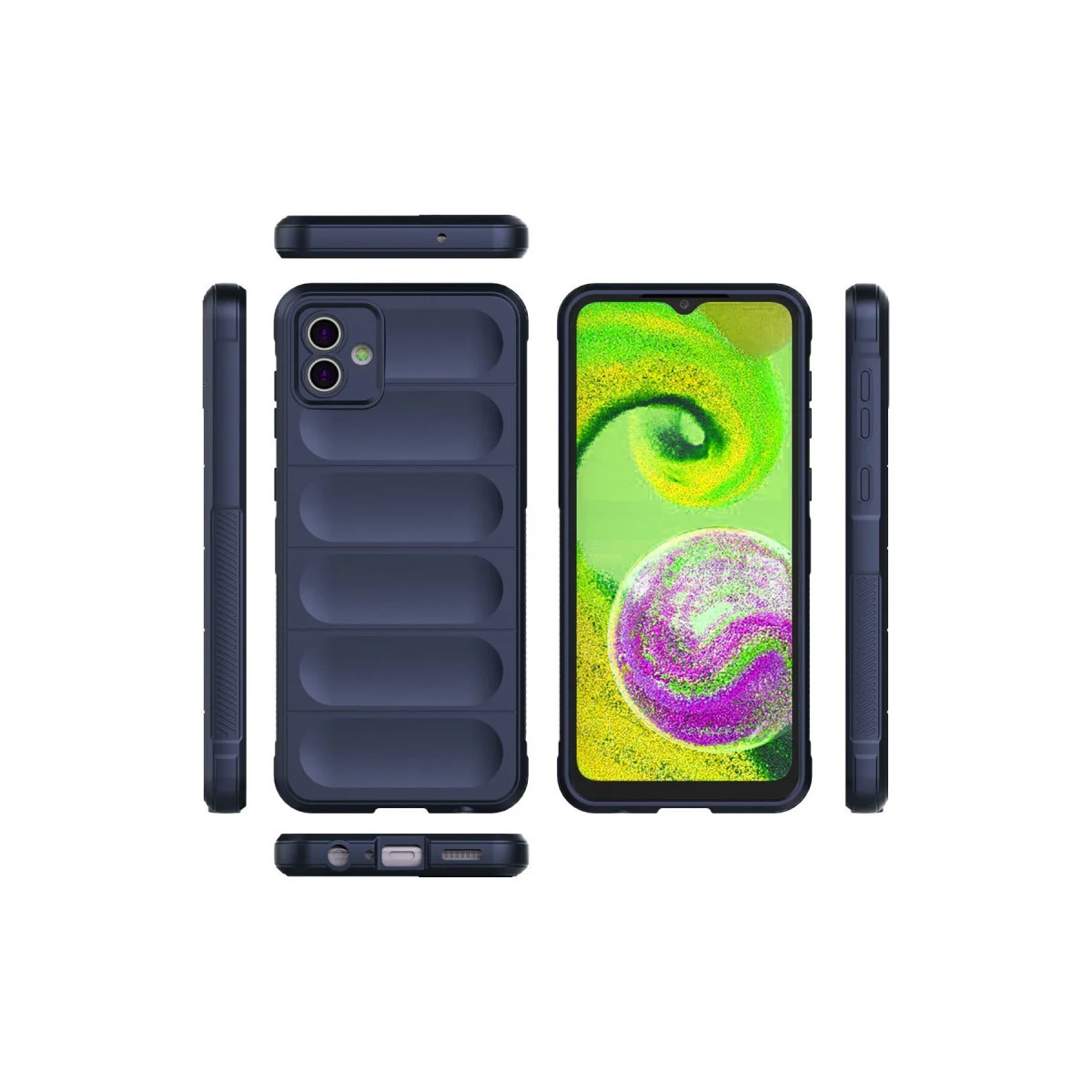 Galaxy A04E Kılıf Optimum Silikon - Lacivert