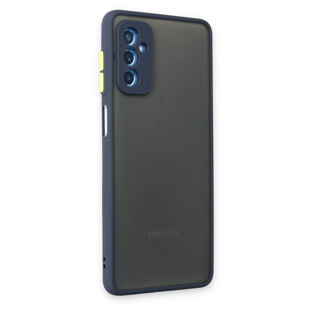 Galaxy M52 5G Kılıf Montreal Silikon Kapak - Lacivert