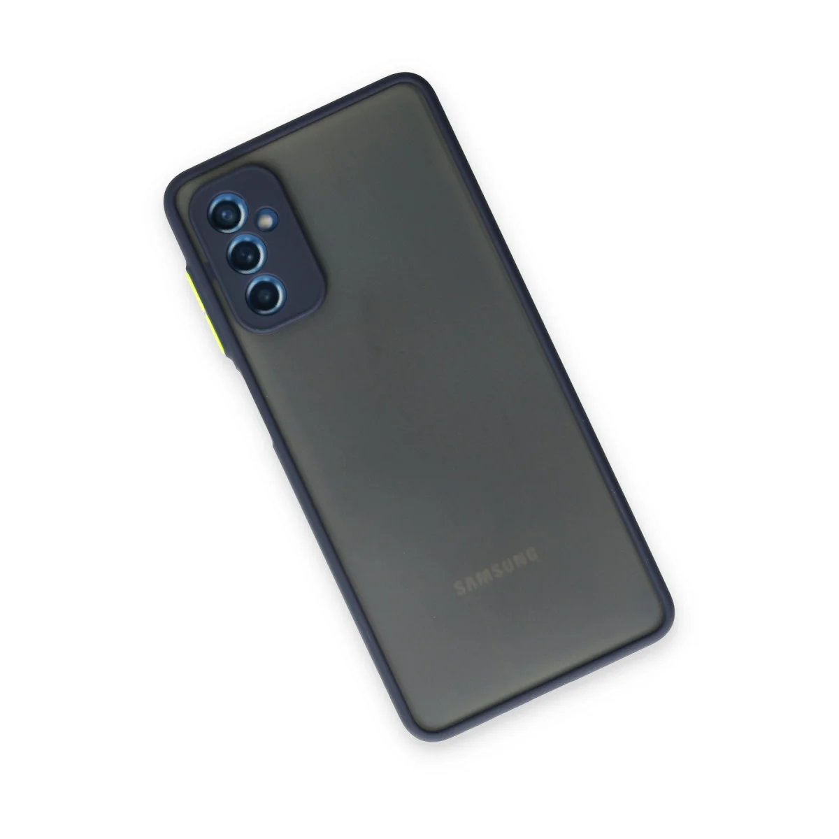 Galaxy M52 5G Kılıf Montreal Silikon Kapak - Lacivert