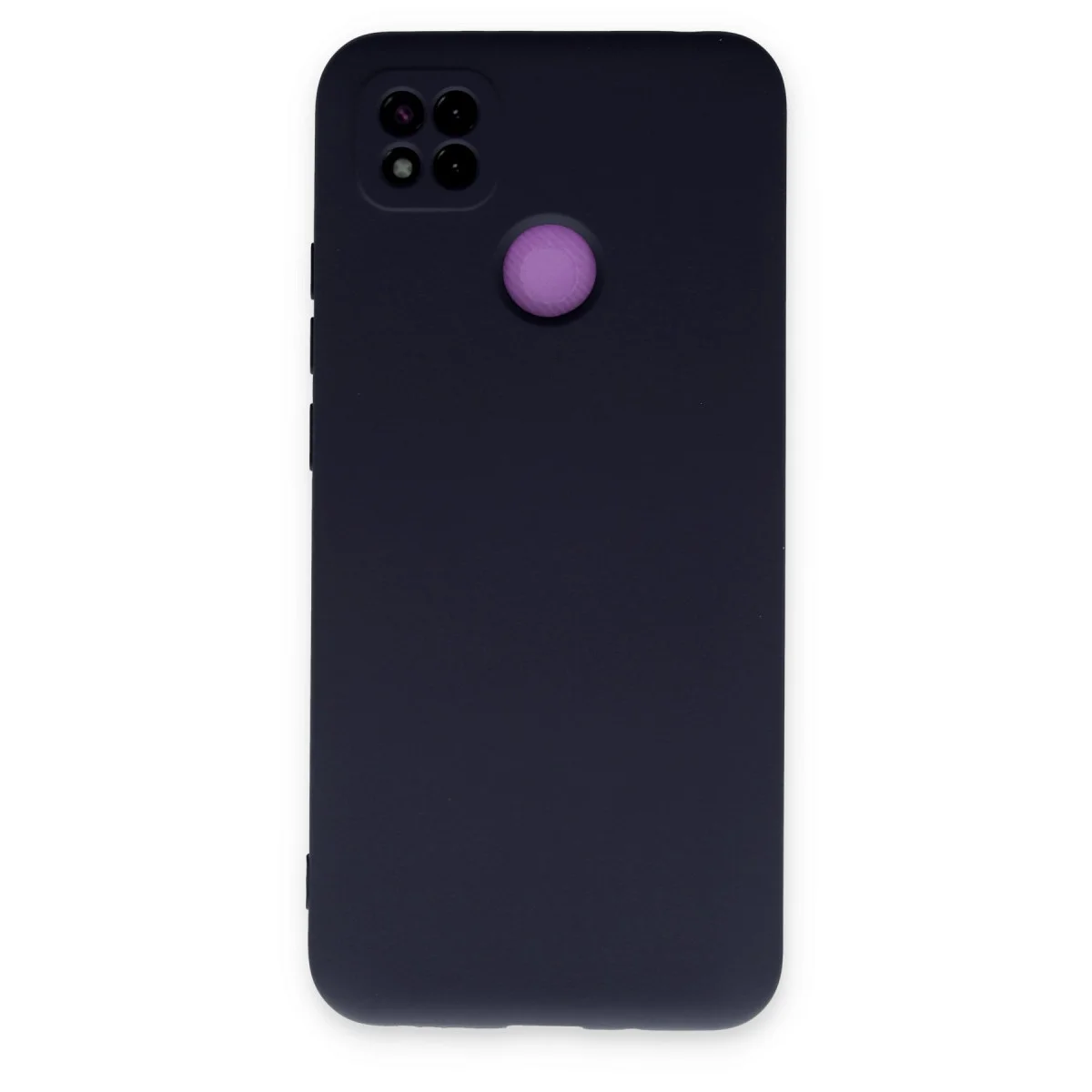 Redmi 9C Kılıf Nano içi Kadife Silikon - Lacivert