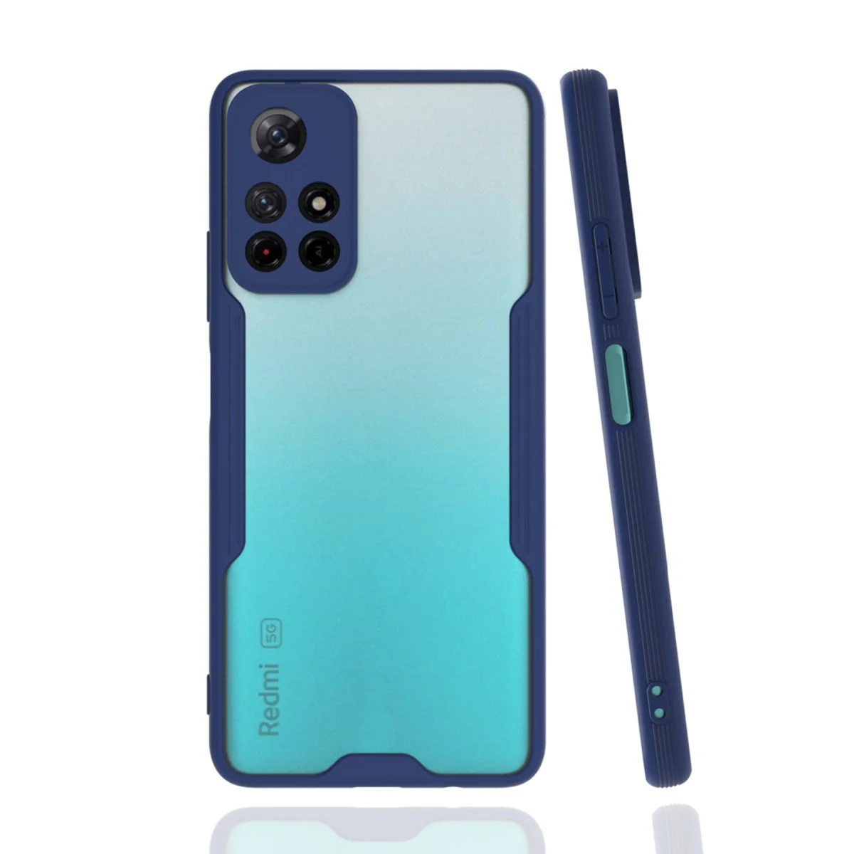 Redmi Note 11T Kılıf Platin Silikon - Lacivert