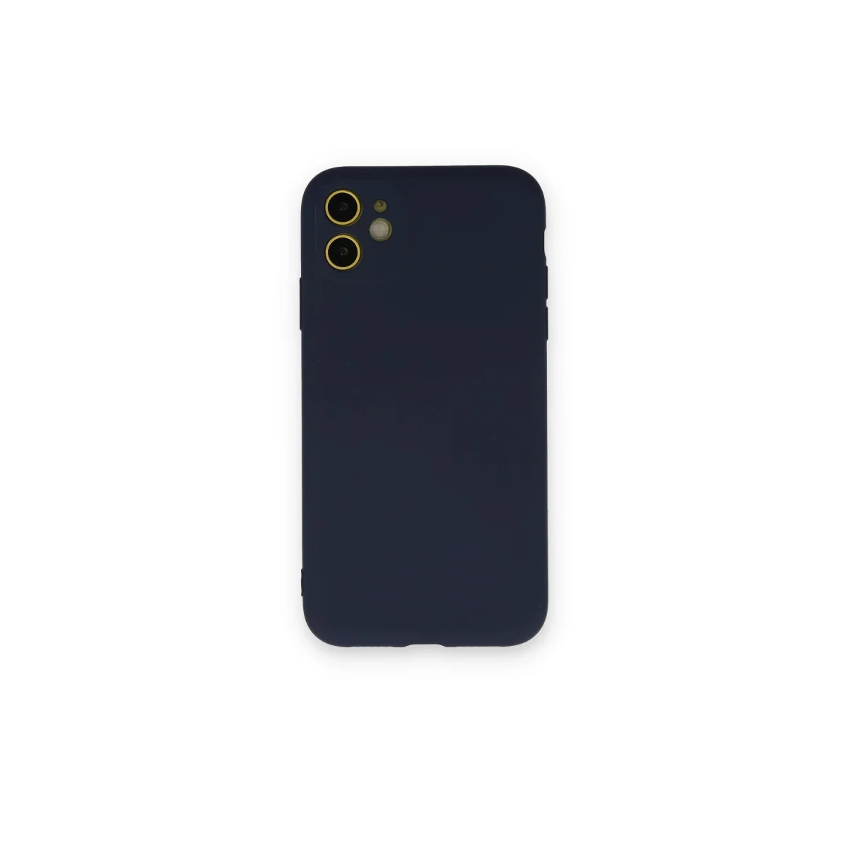 iPhone 12 Mini Kılıf Nano içi Kadife Silikon - Lacivert