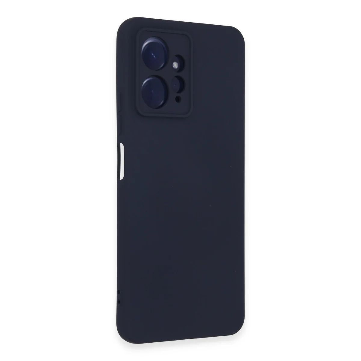 Redmi Note 12 4G Kılıf Nano içi Kadife Silikon - Lacivert