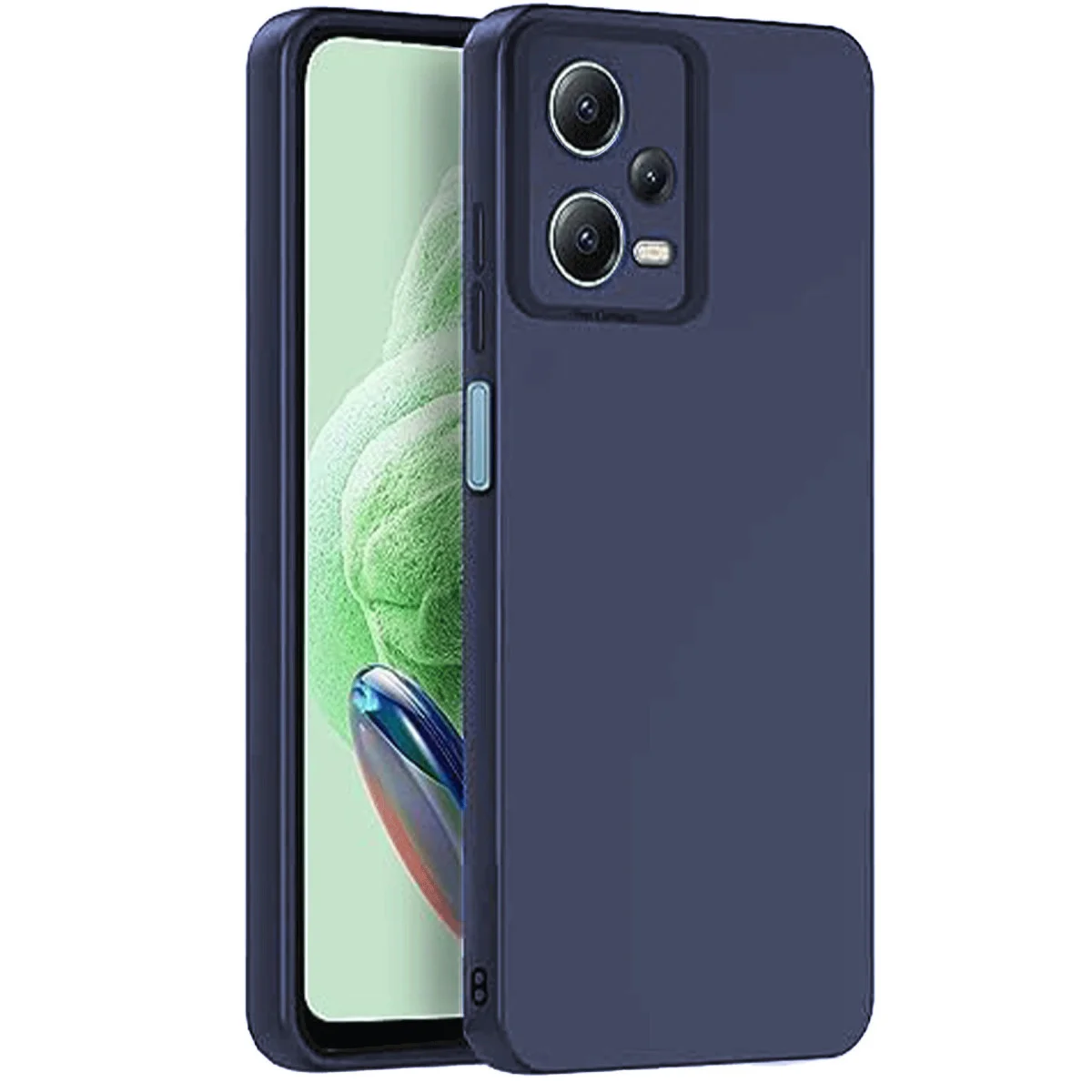 Redmi Note 12 Pro 5G Kılıf Nano içi Kadife Silikon - Lacivert