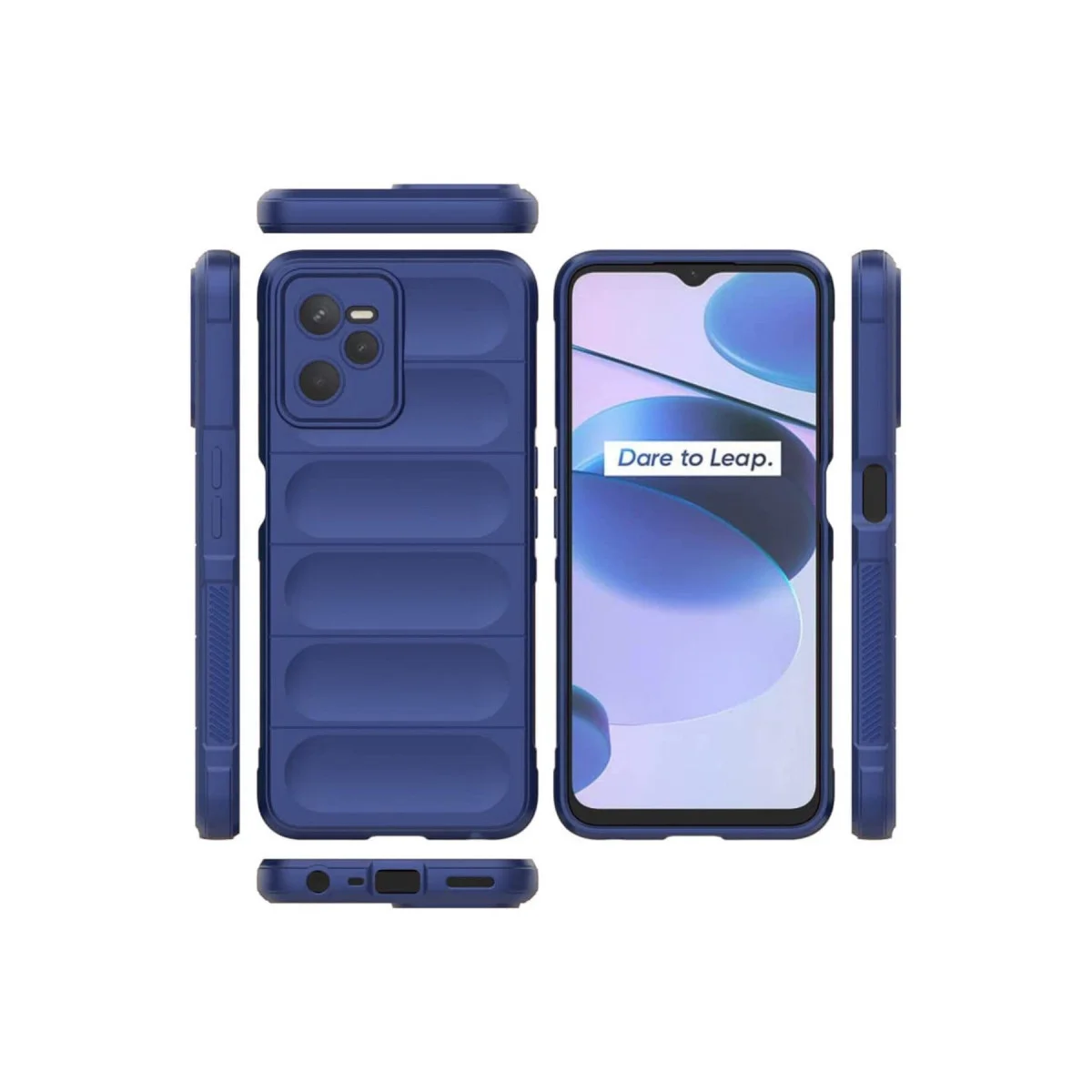 Realme C35 Kılıf Optimum Silikon - Lacivert
