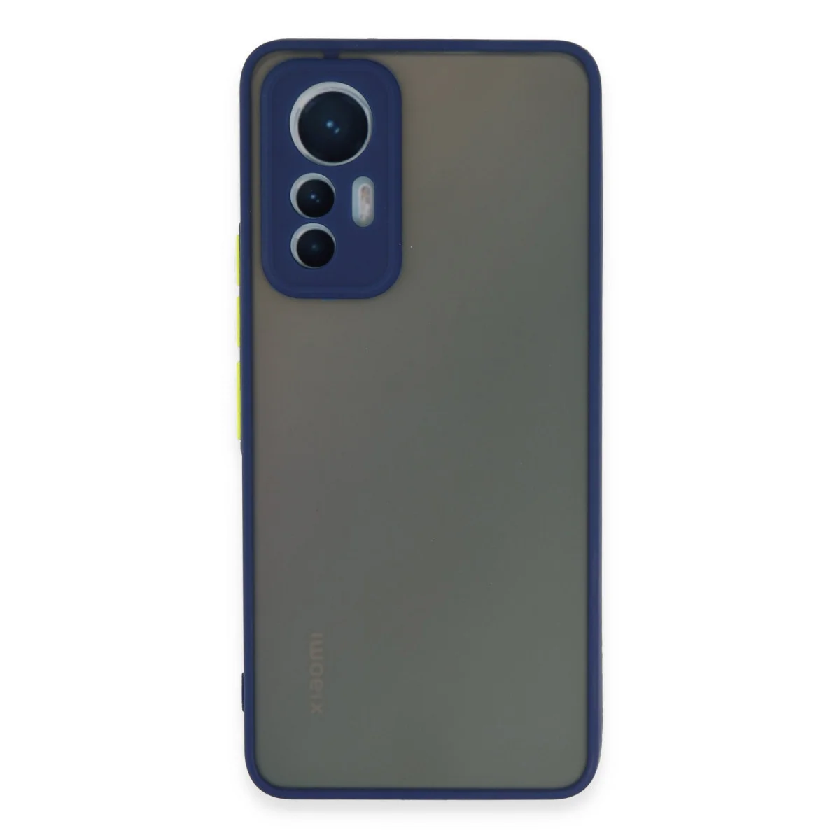 Mi 12 Lite Kılıf Montreal Silikon Kapak - Lacivert