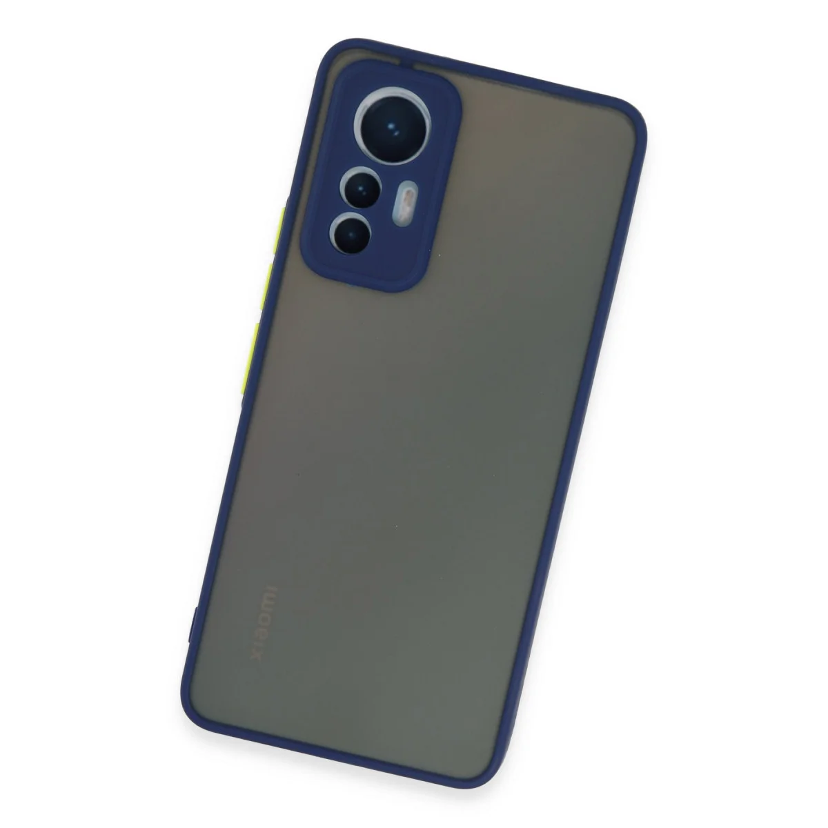 Mi 12 Lite Kılıf Montreal Silikon Kapak - Lacivert