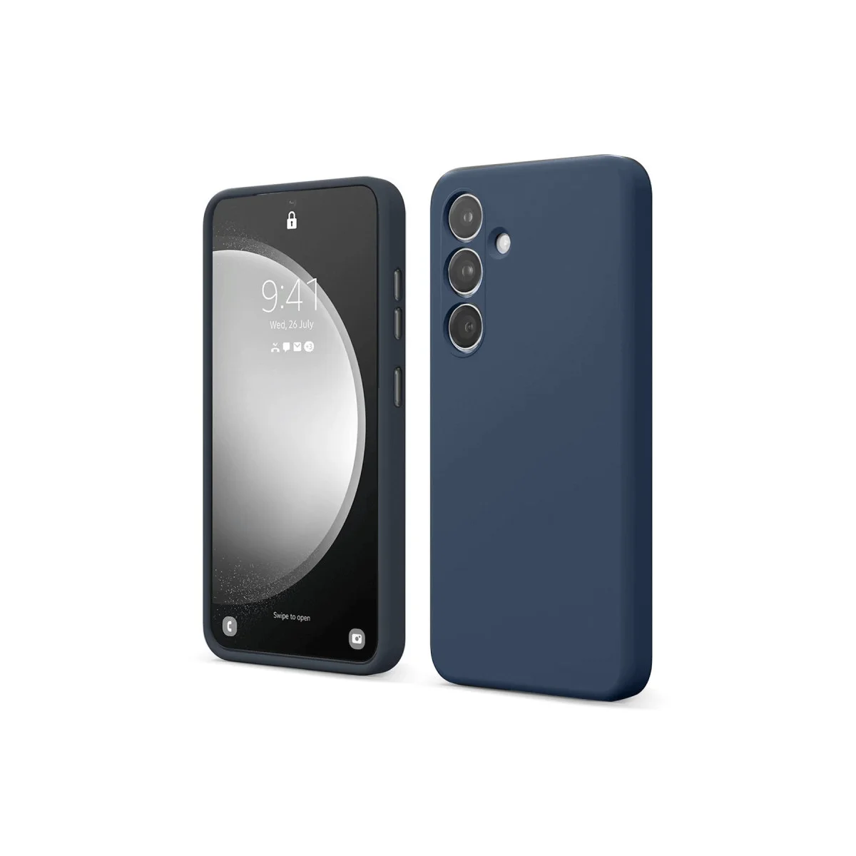 Galaxy A14 4G Kılıf First Silikon - Lacivert