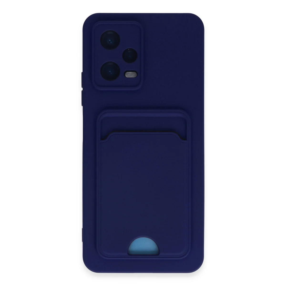 Poco X5 5G Kılıf Kelvin Kartvizitli Silikon - Lacivert