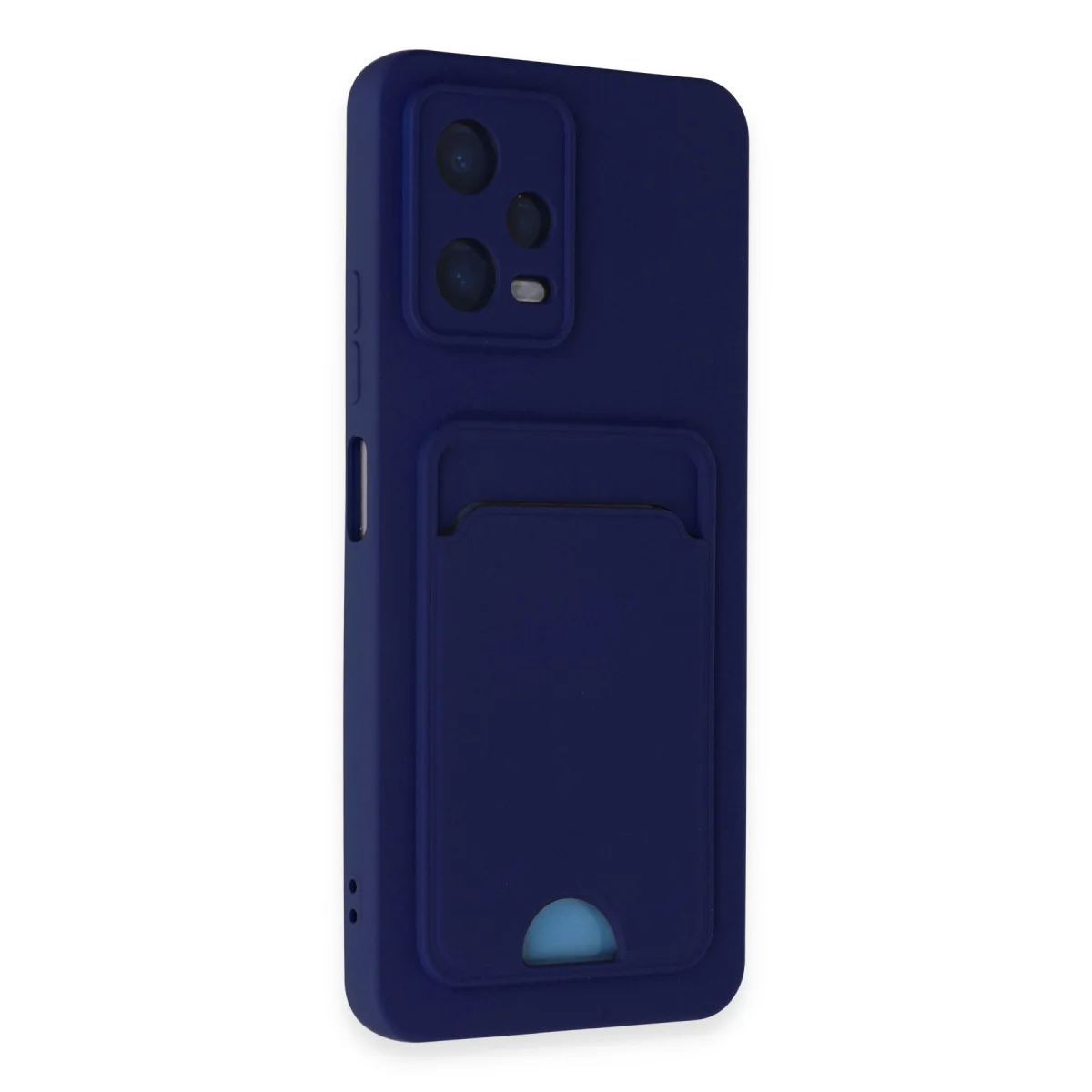 Poco X5 5G Kılıf Kelvin Kartvizitli Silikon - Lacivert