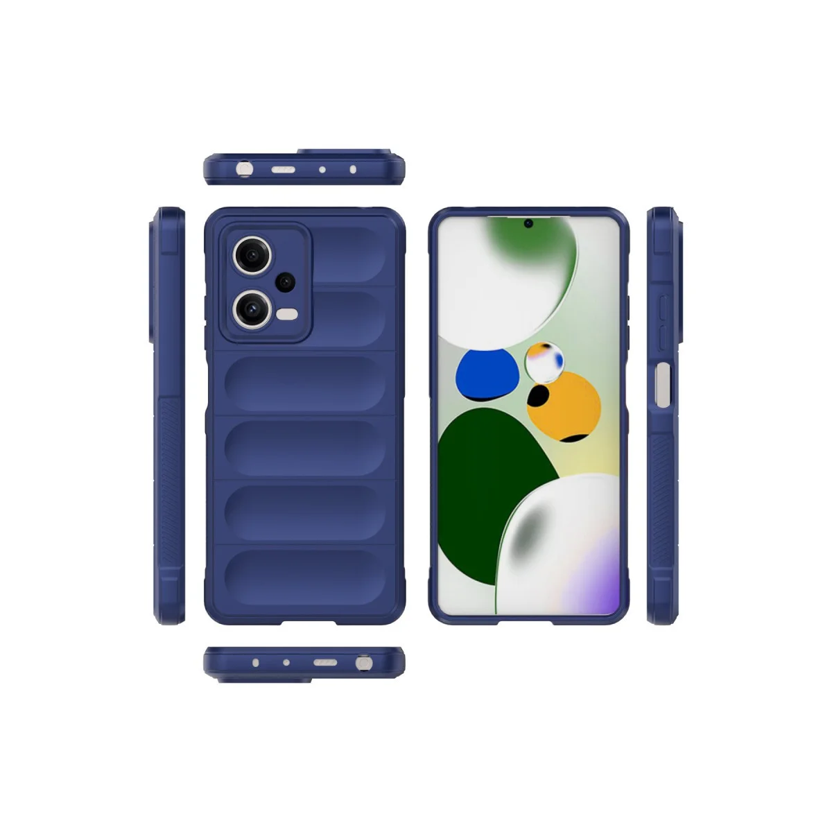 Poco X5 5G Kılıf Optimum Silikon - Lacivert