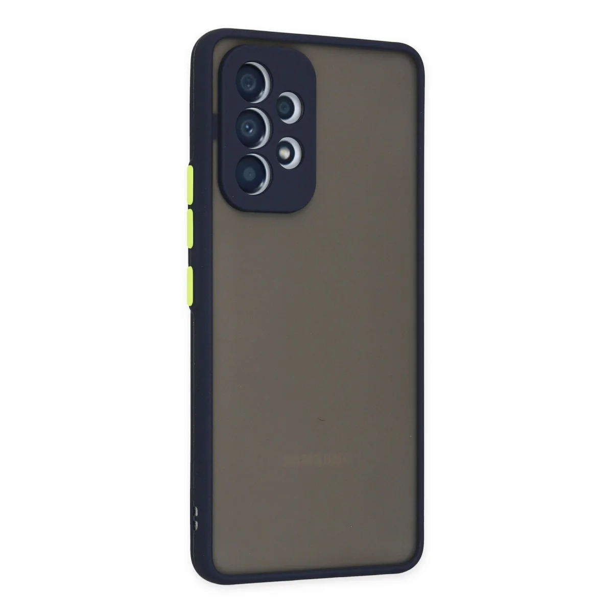 Galaxy A53 5G Kılıf Montreal Silikon Kapak - Lacivert