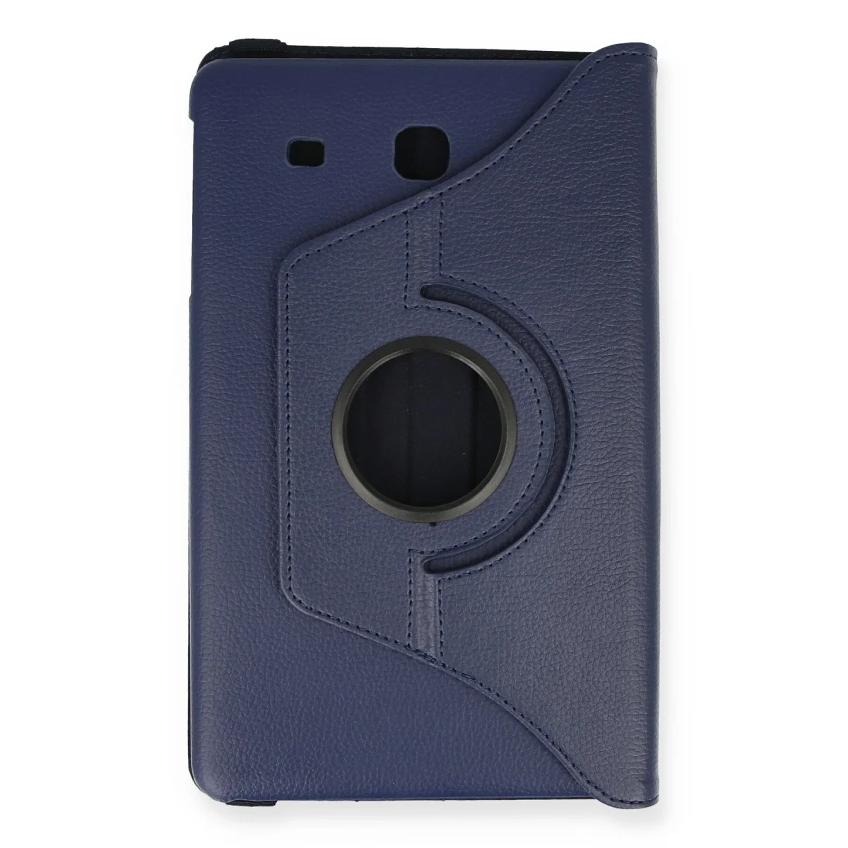 Galaxy T560 Tab E 9.7 Kılıf 360 Tablet Deri Kılıf - Lacivert